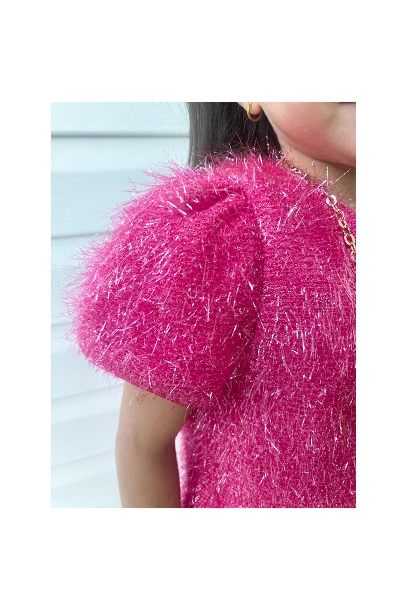 Pink Sparkle Tinsel Set