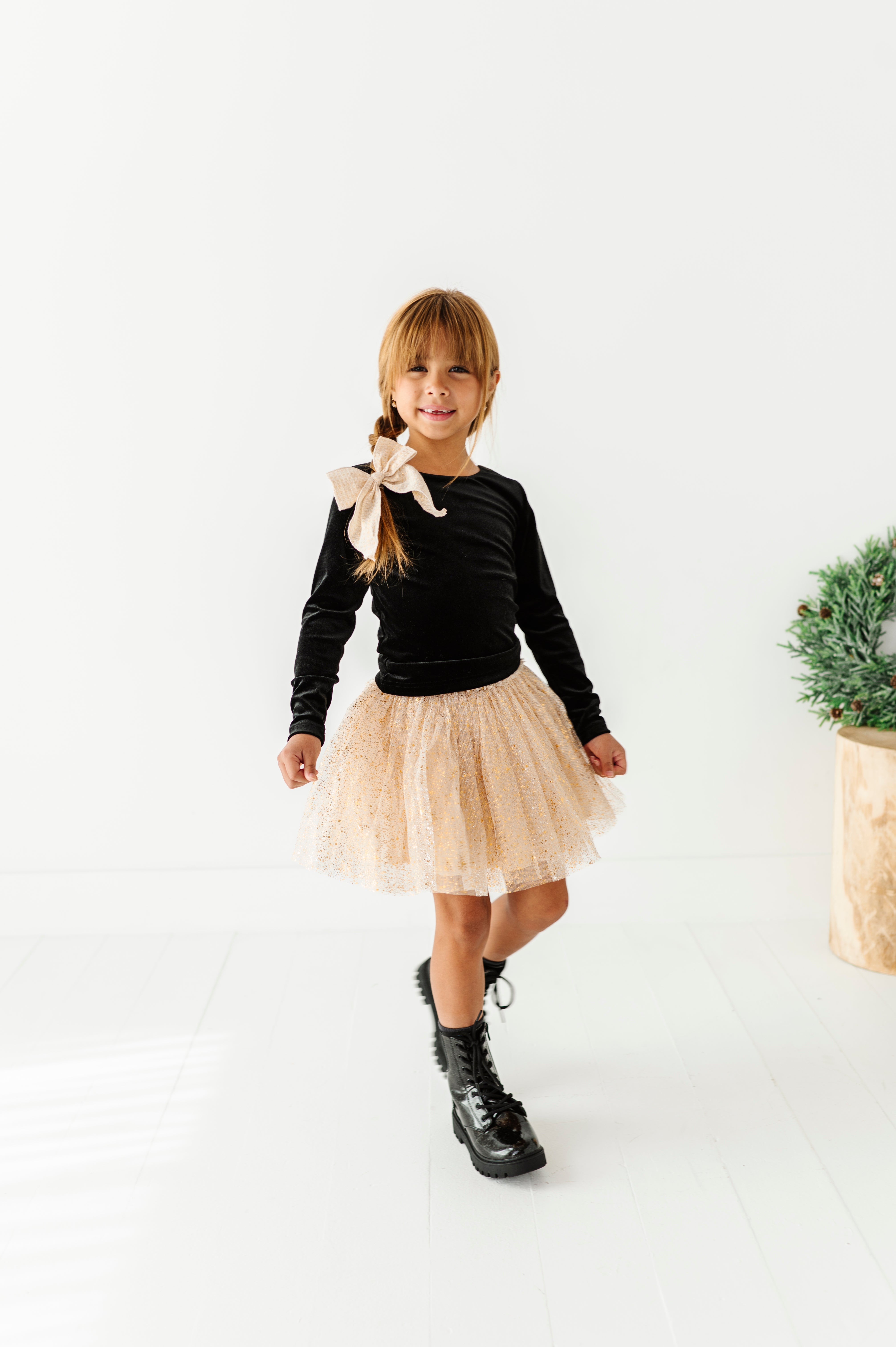 Gold Shimmer Skort | MESH Skort