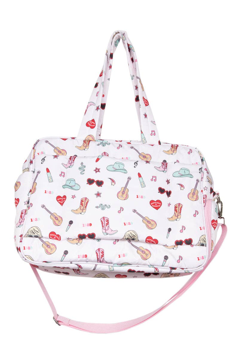 Music Girl Icons Duffel Weekender w/ Pass-Thru Slip