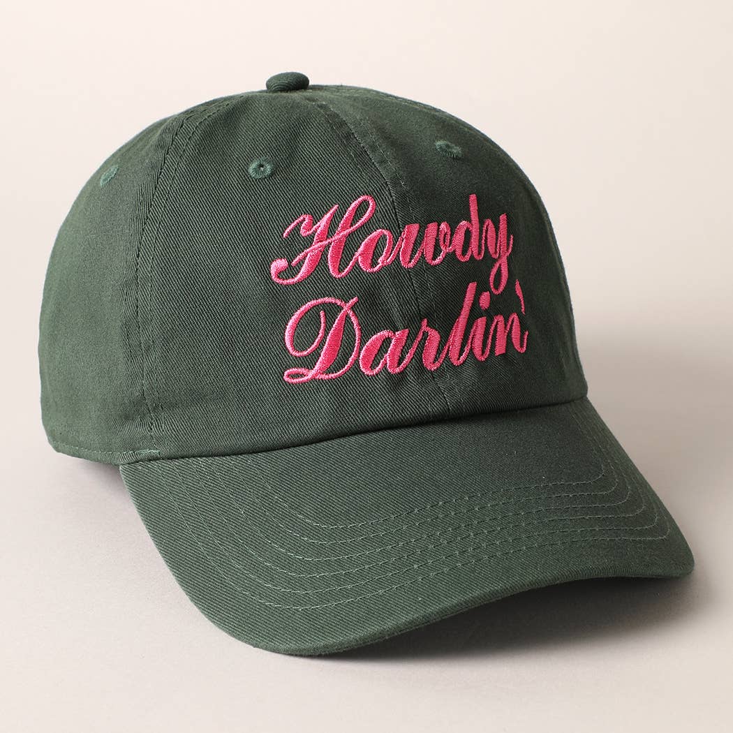 Howdy Darlin' Embroidered Baseball Cap