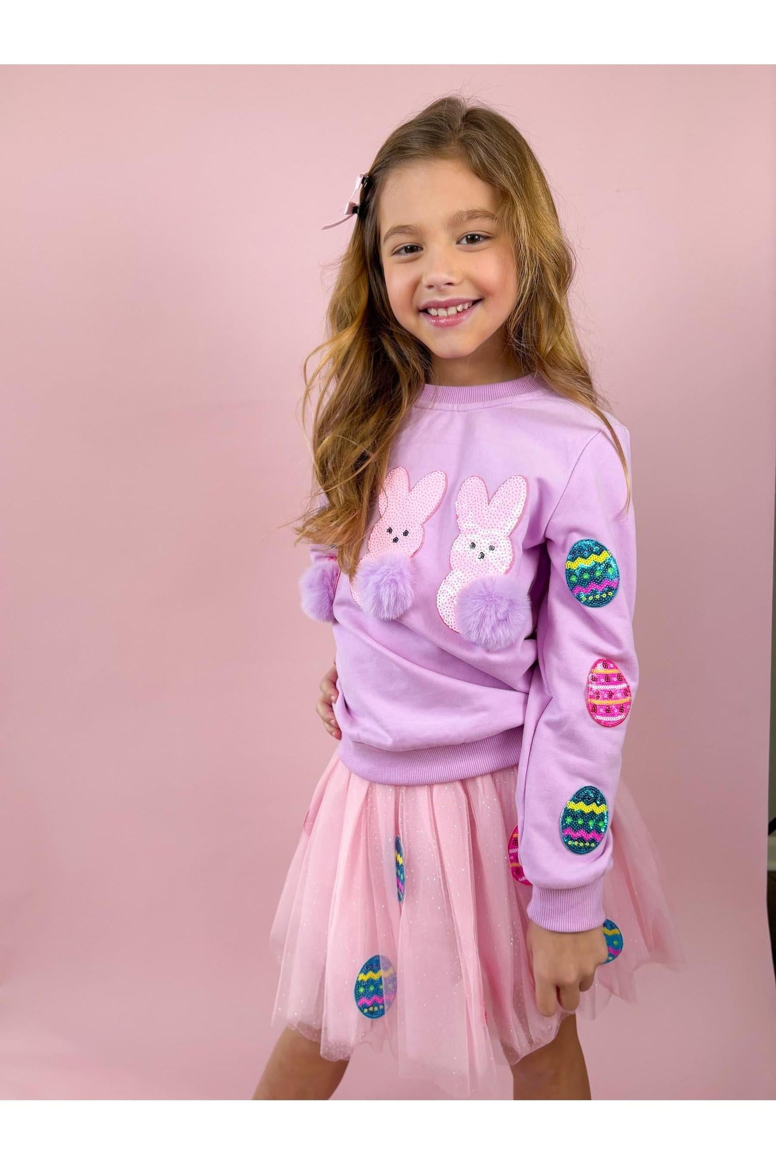 Patched Easter Tulle Skirt