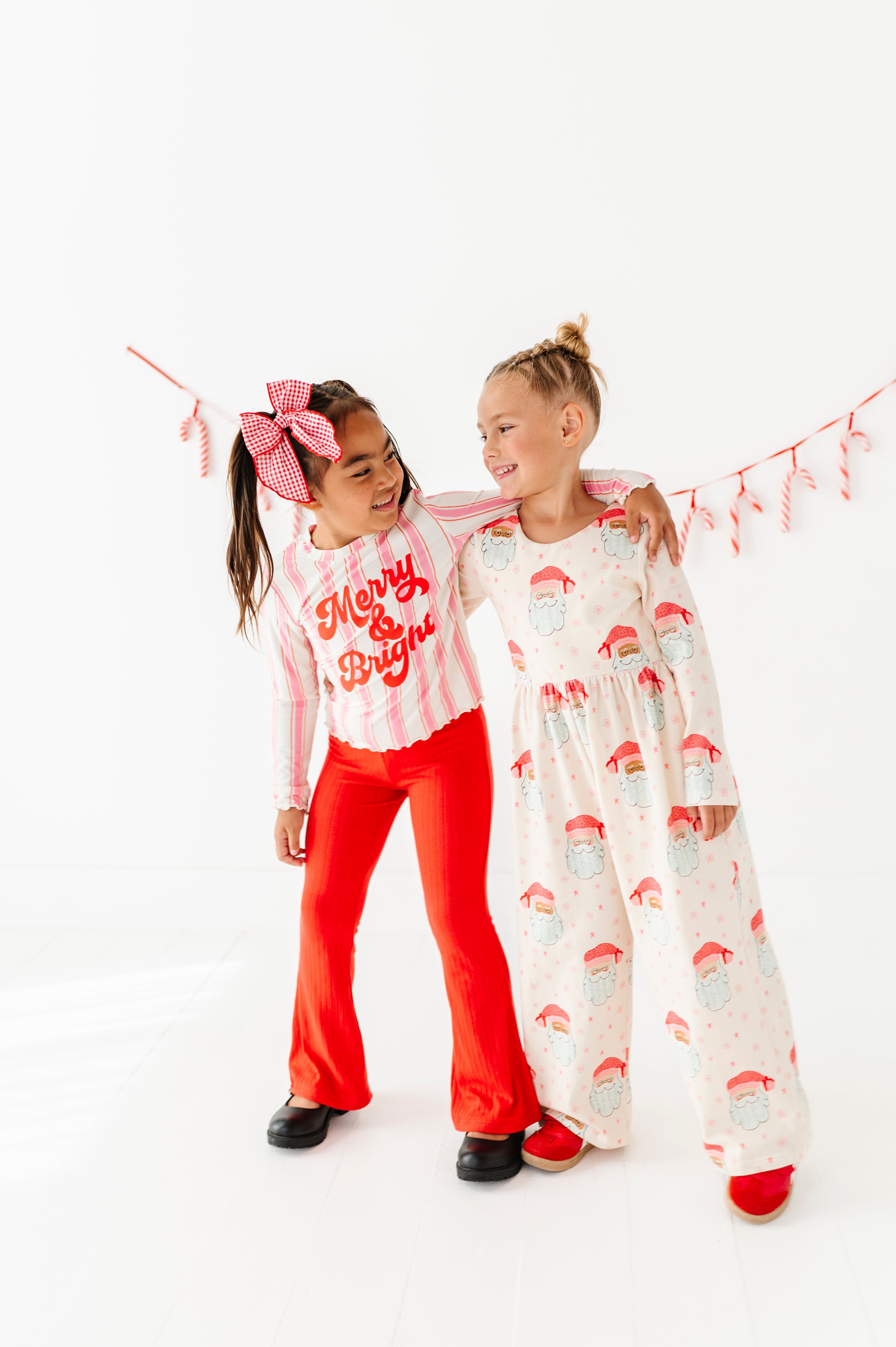 Pink Santas Romper | ROMPER