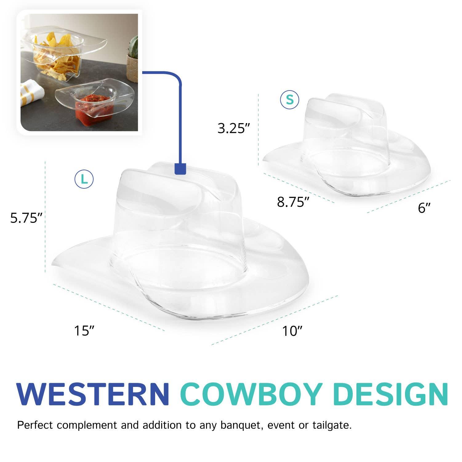 Acrylic Cowboy Hat Decor Large