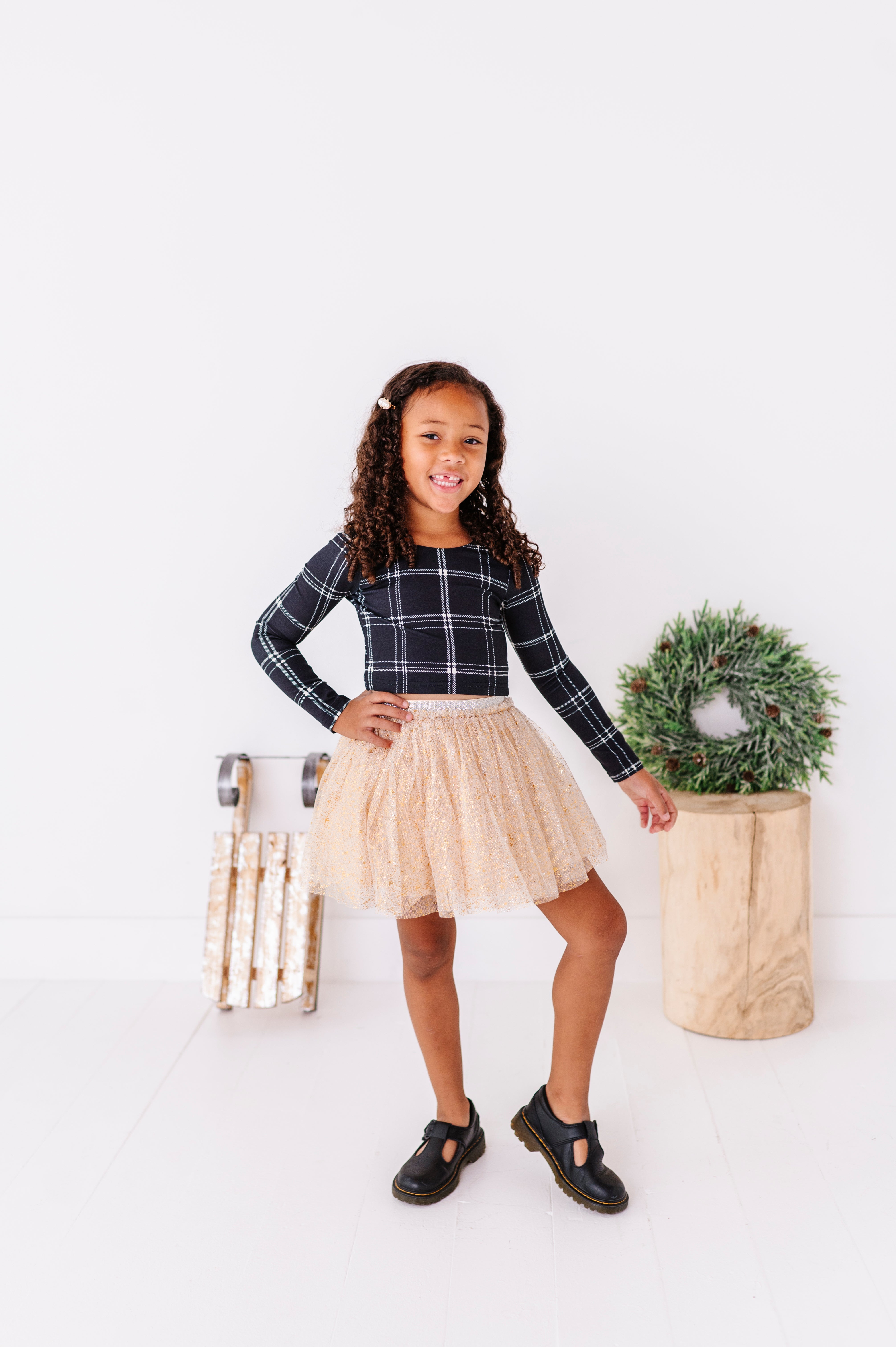 Gold Shimmer Skort | MESH Skort