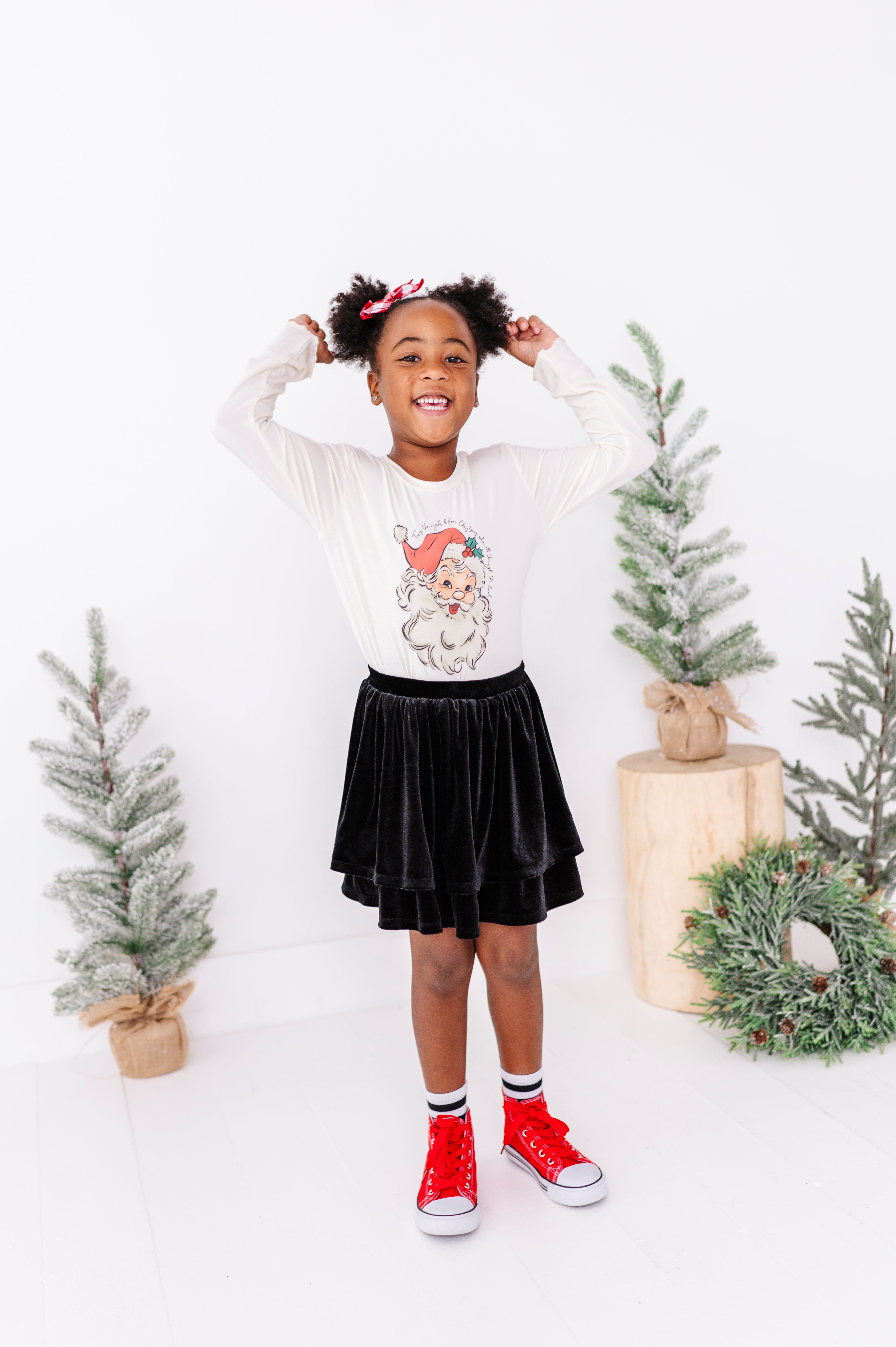 Black Velvet Skort | 2-Tiered SKORT