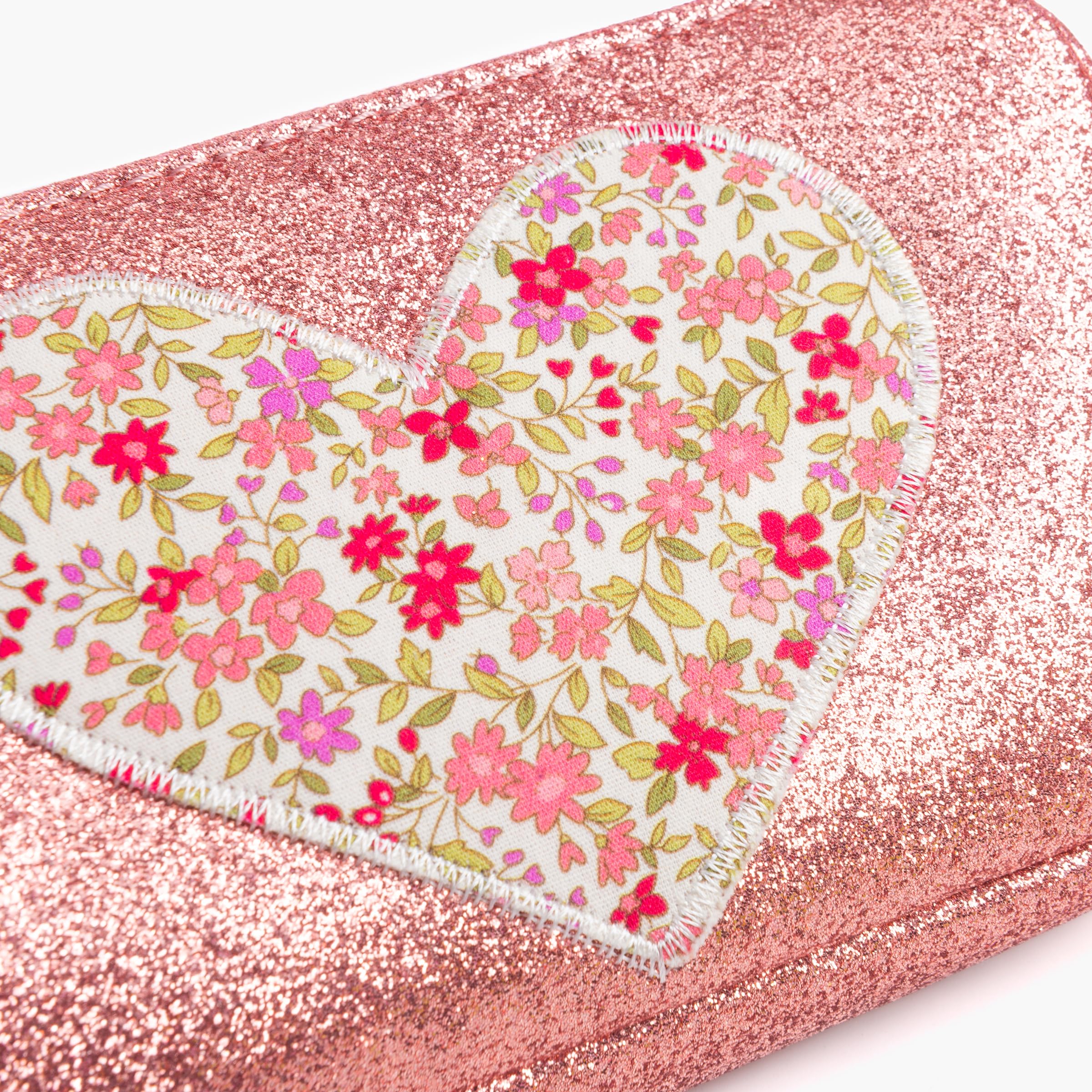 Sparkly Glitter Heart Purse for Little Girls (Ages 3–8, Toddlers) Cute and Stylish Design, Premium Quality