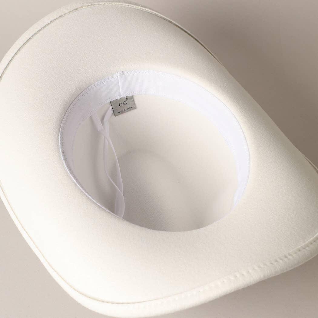 BRIDE Pearl Cowboy Hat - Felt