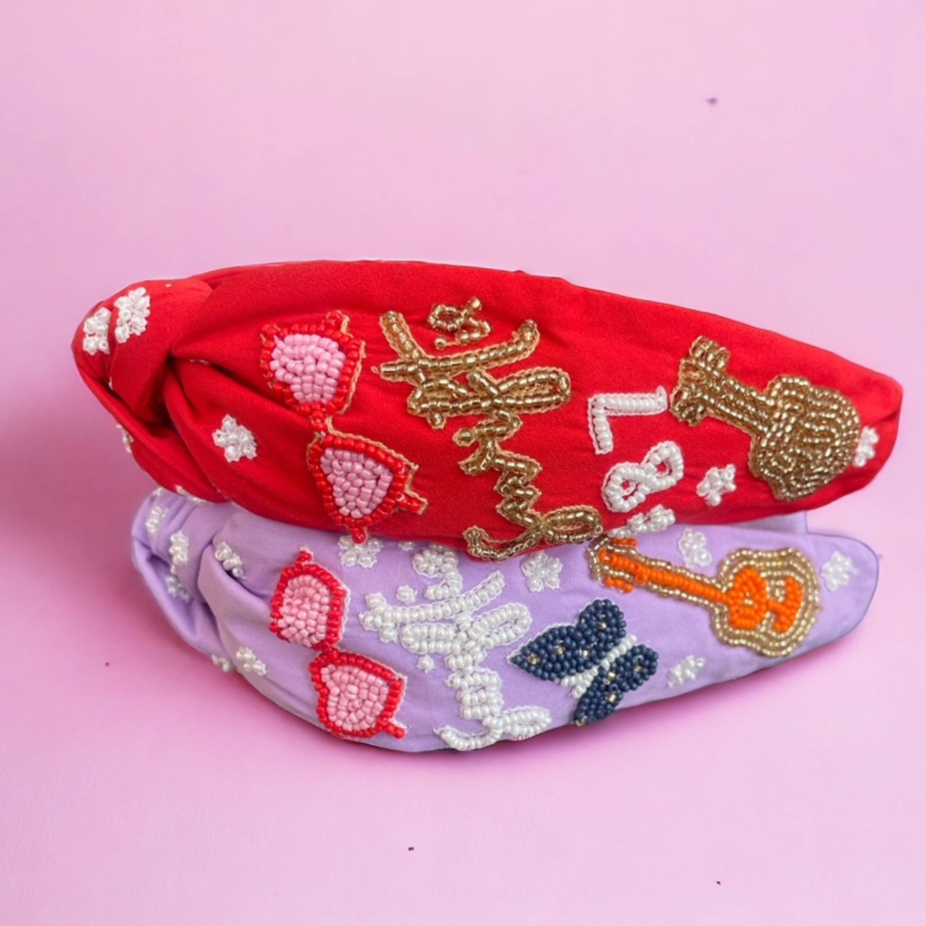 Swiftie Icon Beaded Headbands