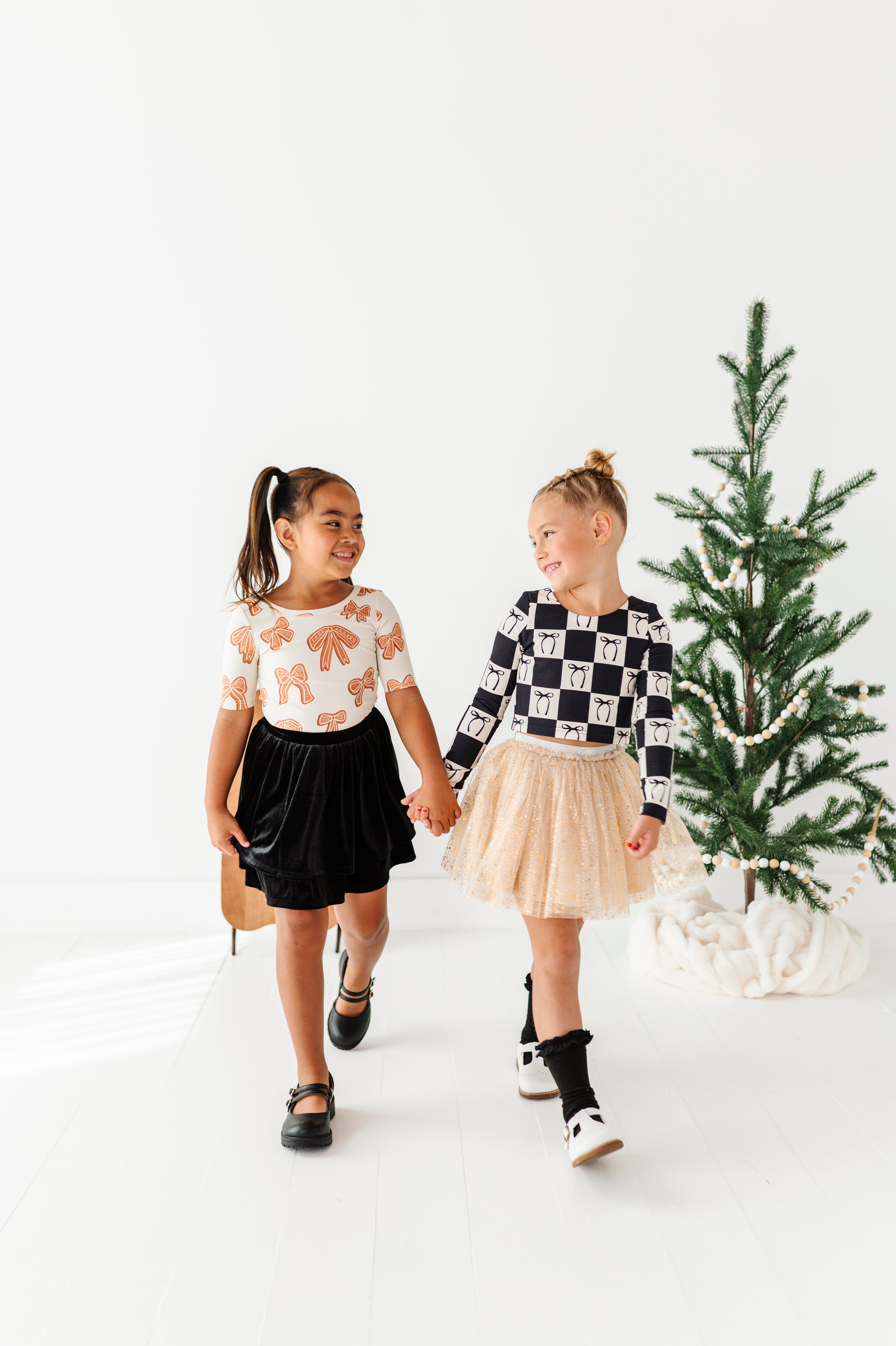 Gingerbread Bow Top | Scoop Back TEE