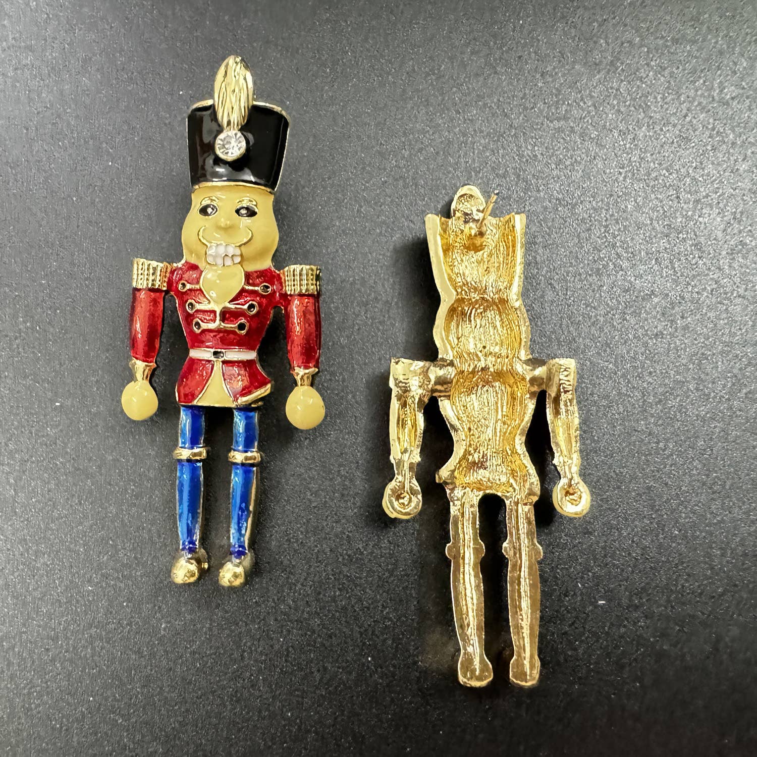 Nutcracker Soldier Alloy Earrings