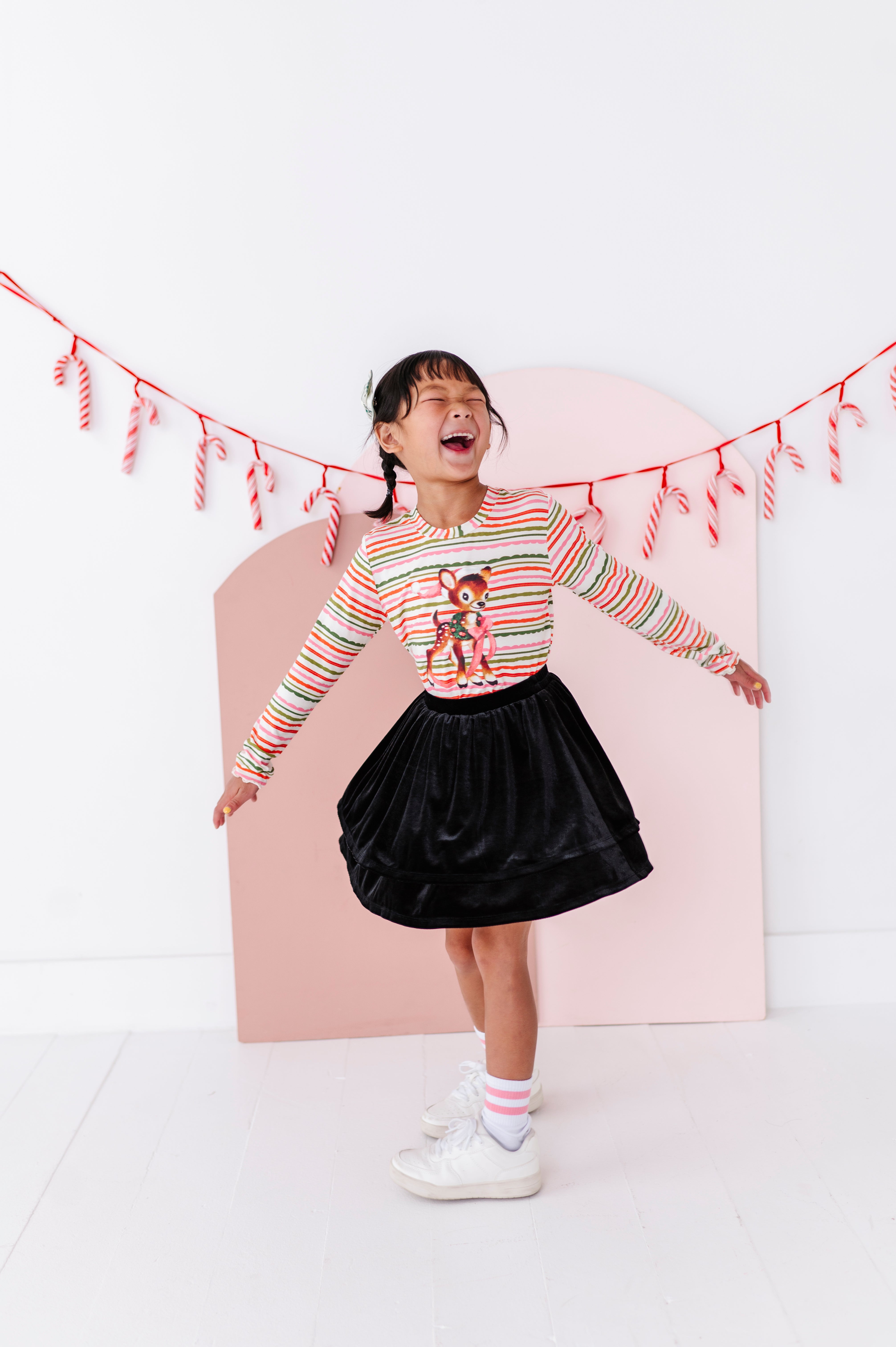 Black Velvet Skort | 2-Tiered SKORT