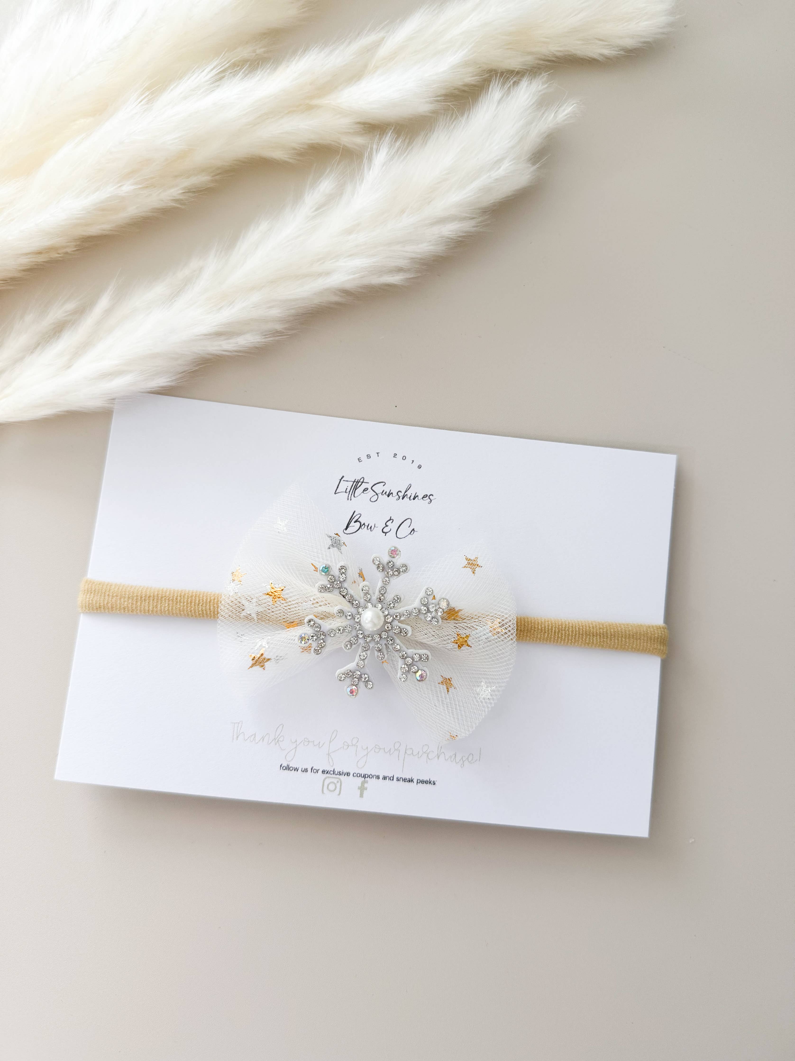 Silver Snowflake Hair Clips & Headbands