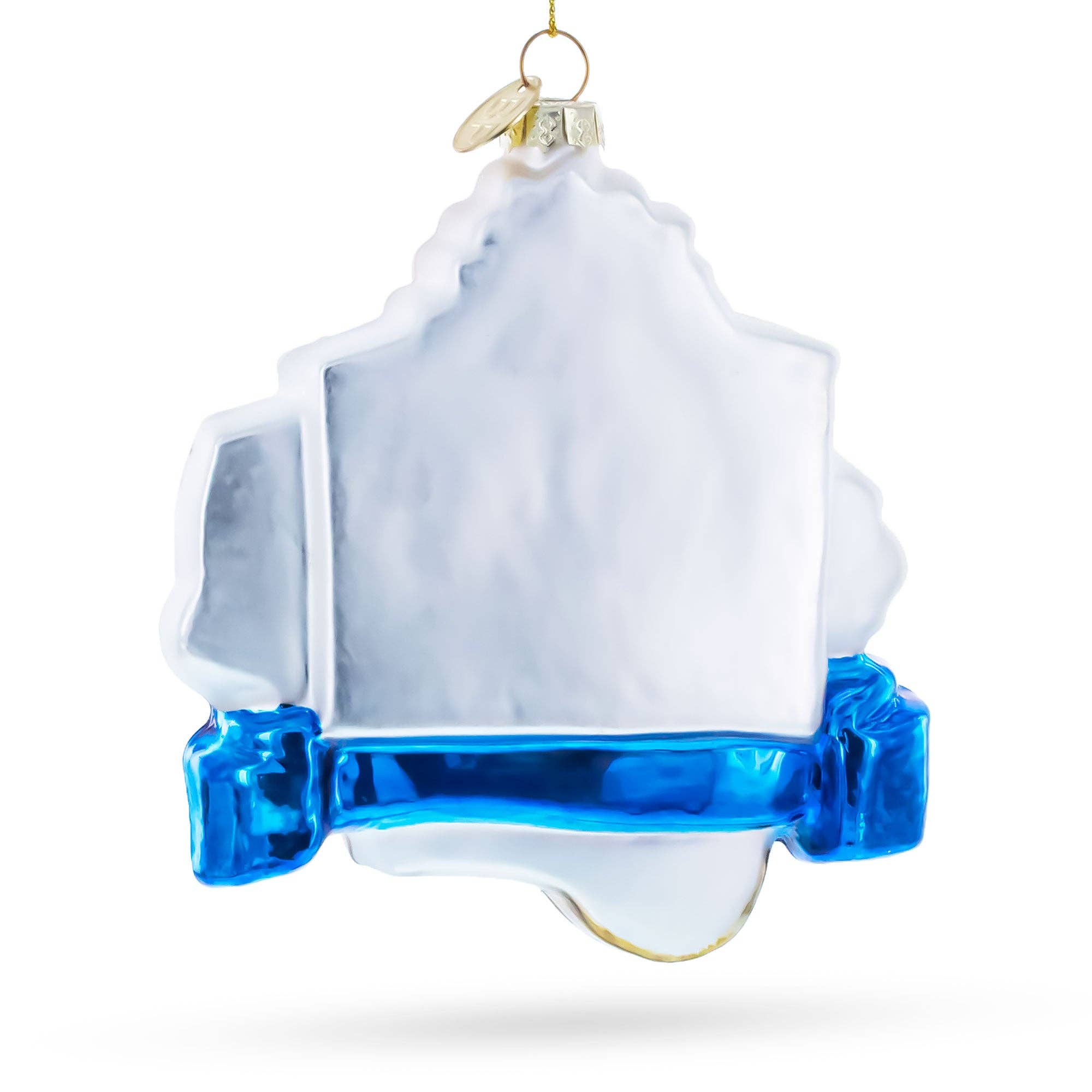 Landmarks and Symbols of Greece Glass Ornament
