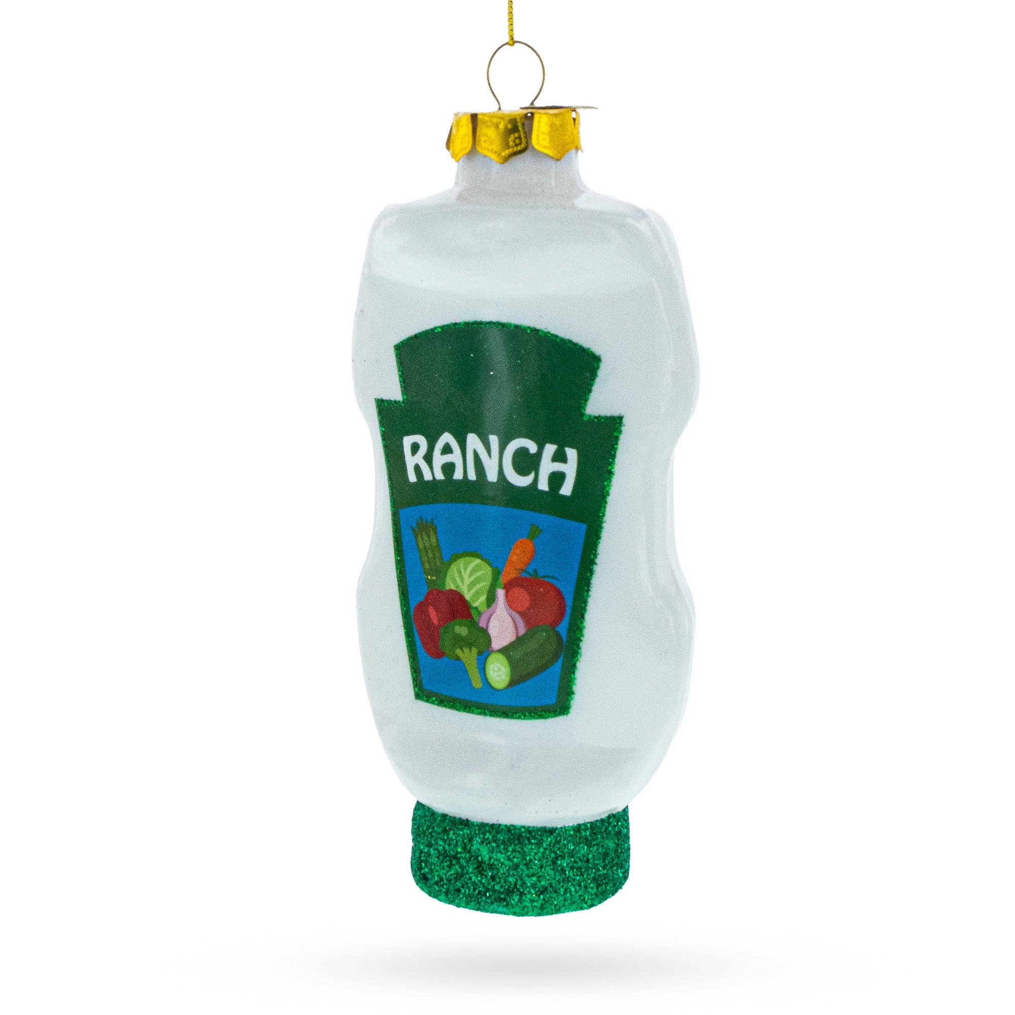 Ranch Dressing Glass Ornament