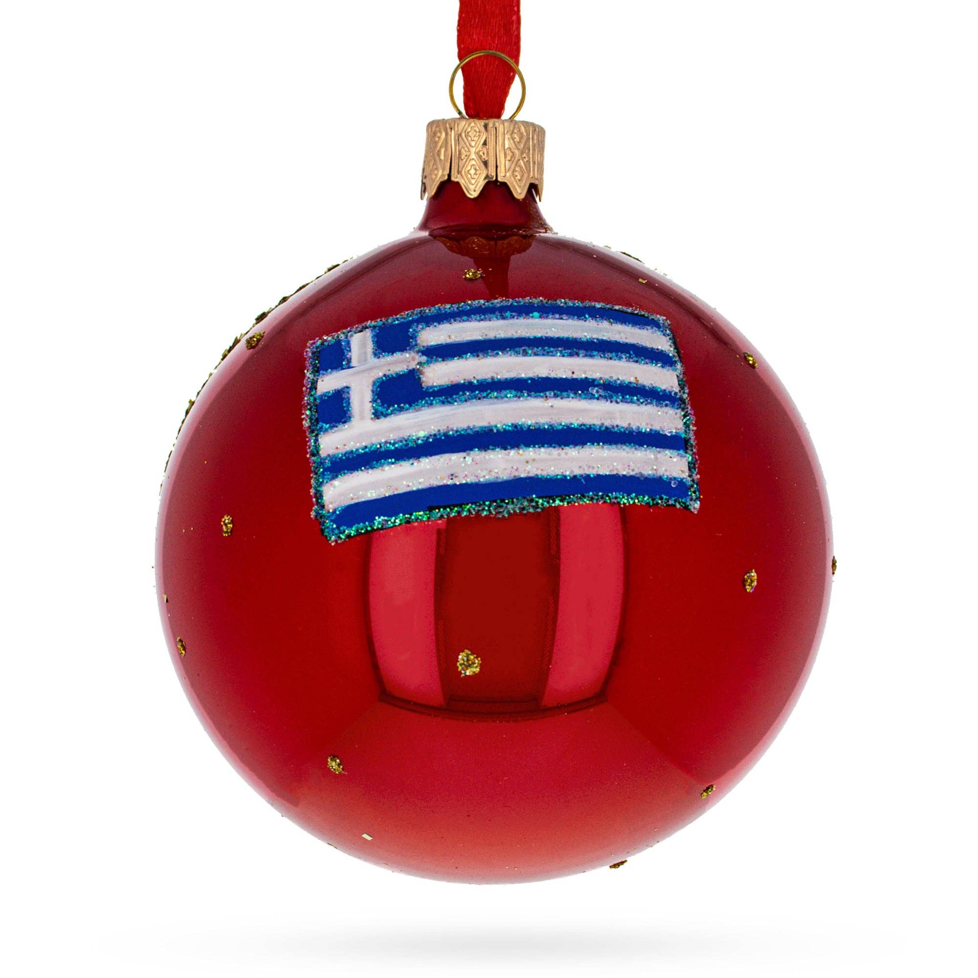 Acropolis, Athens, Greece Glass Ball Ornament
