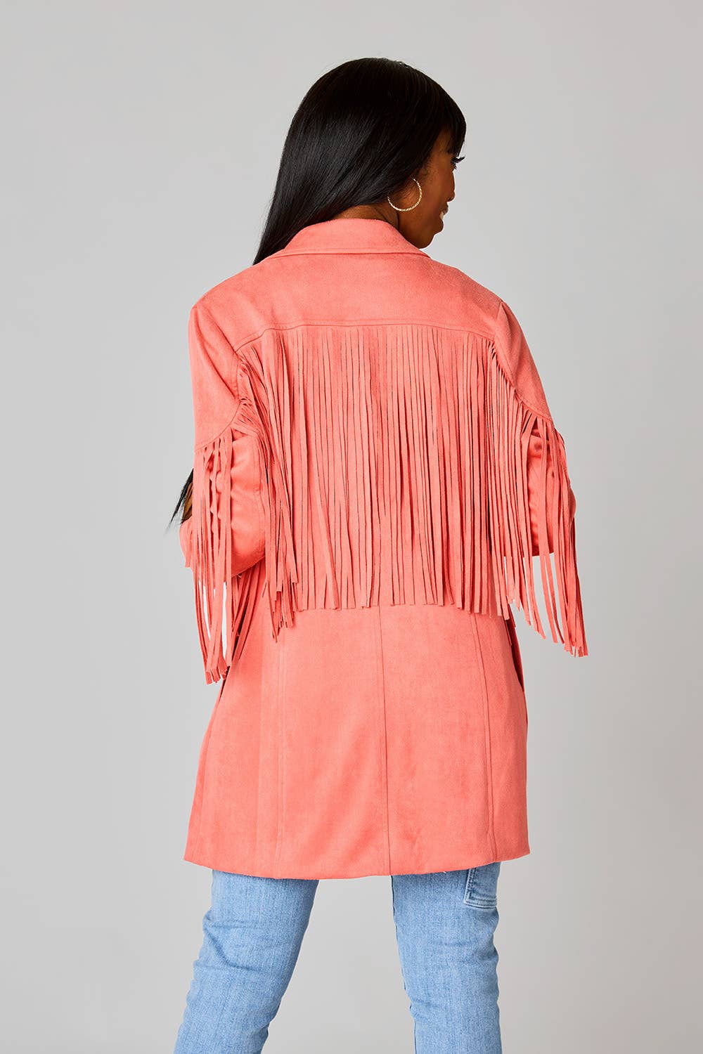 Dutton Coral Fringe Jacket