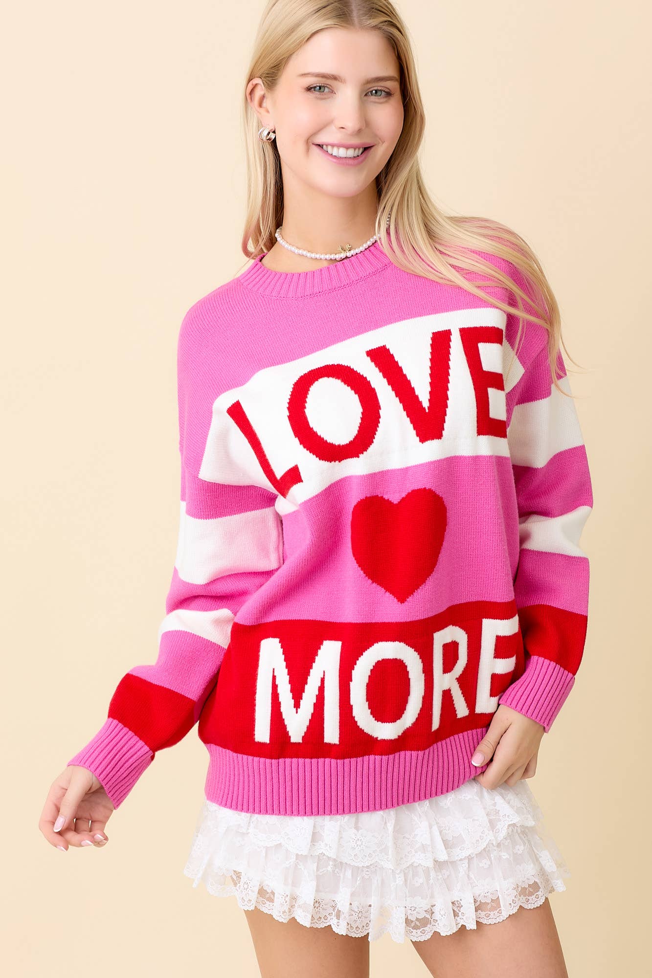 Valentine LOVE MORE Sweater