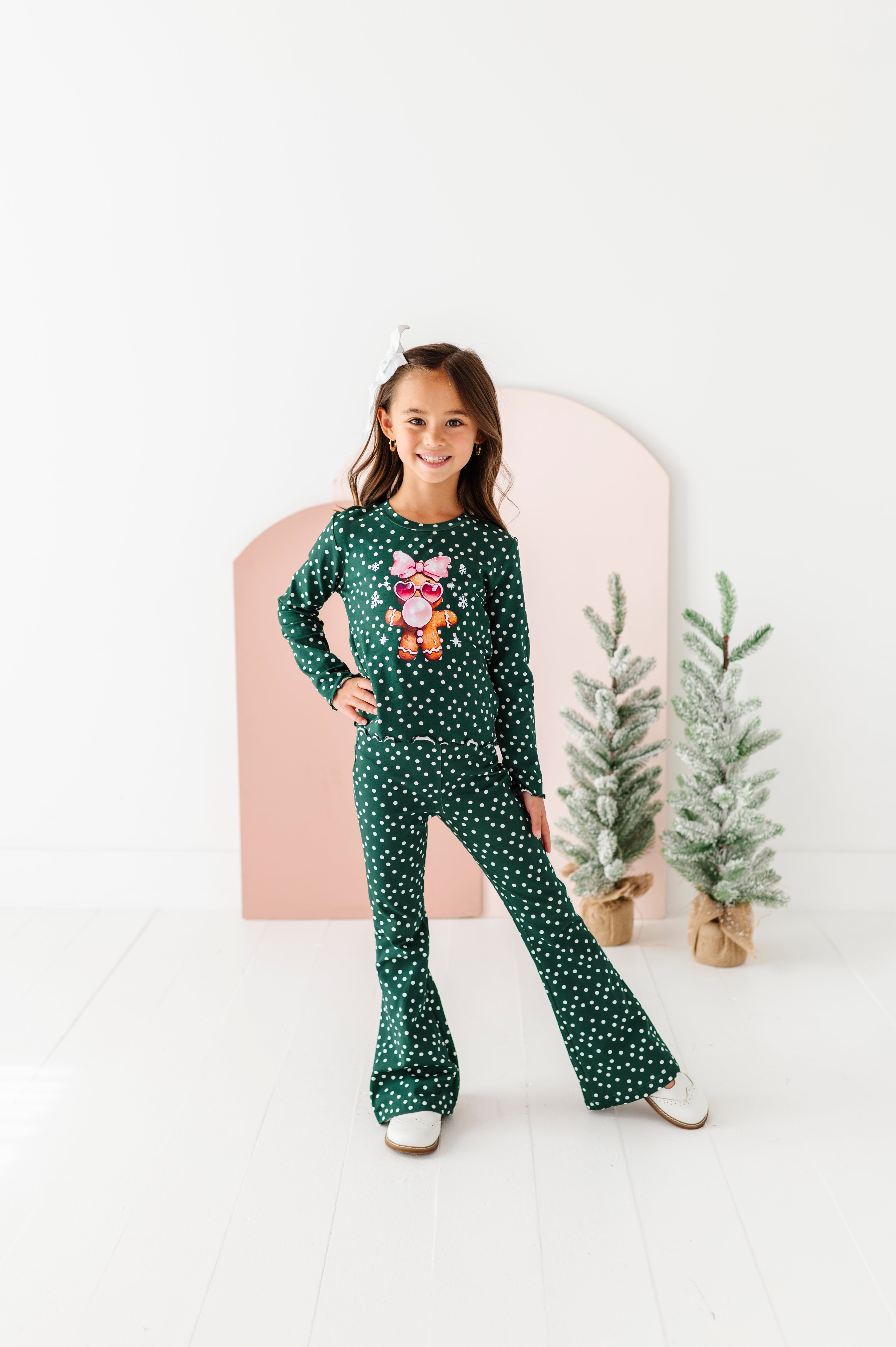 Bubblegum Gingerbread Top| Bamboo Long Sleeve