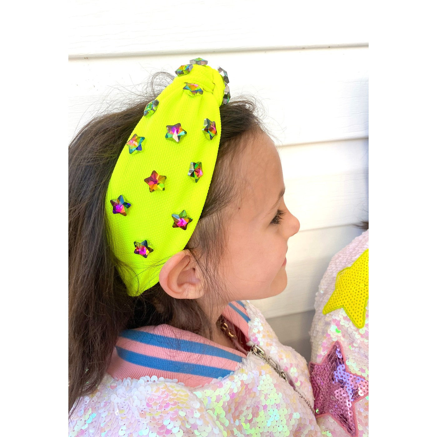 Bright Green Star Headband