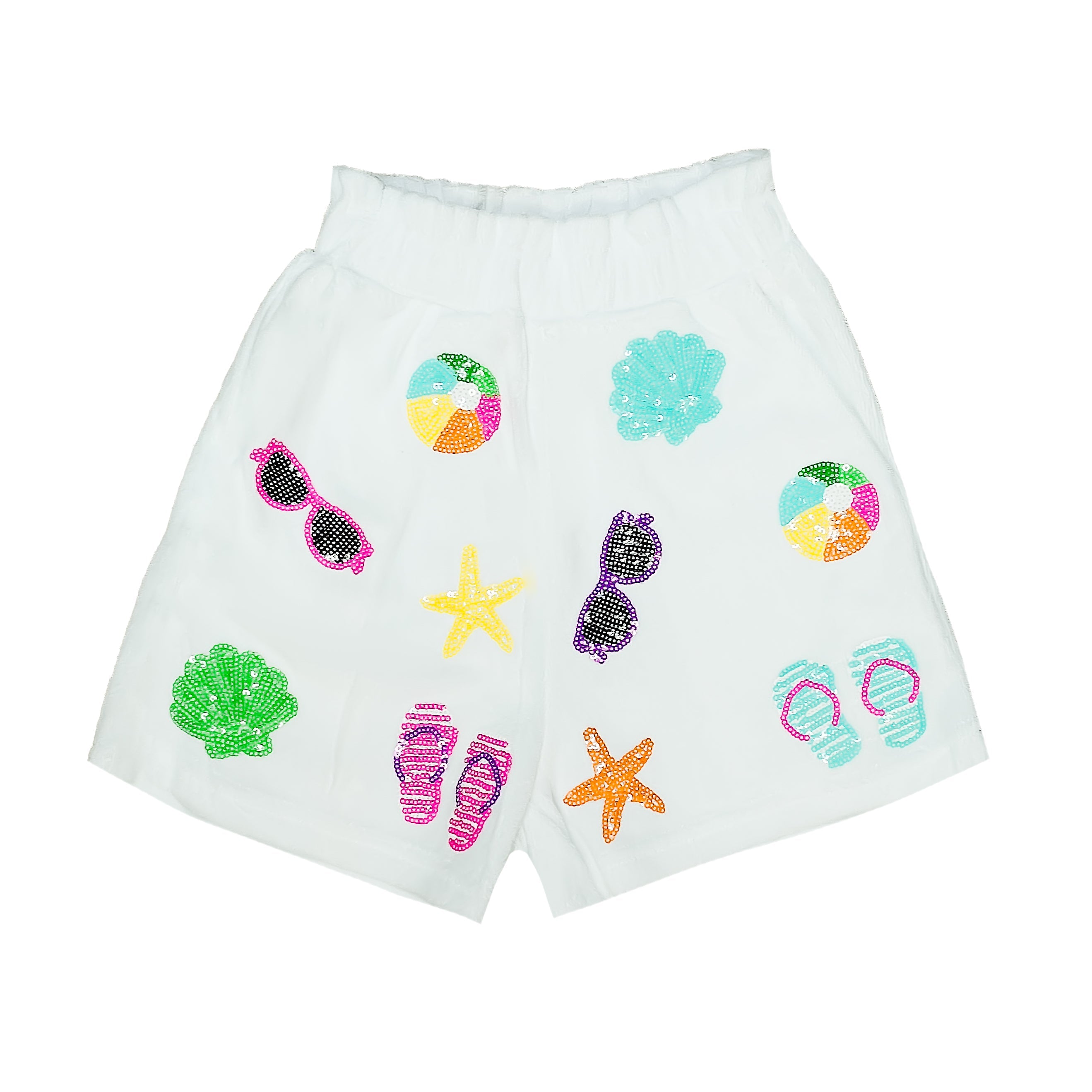 Beach Terry Cloth White Bottom - Bexa Boutique