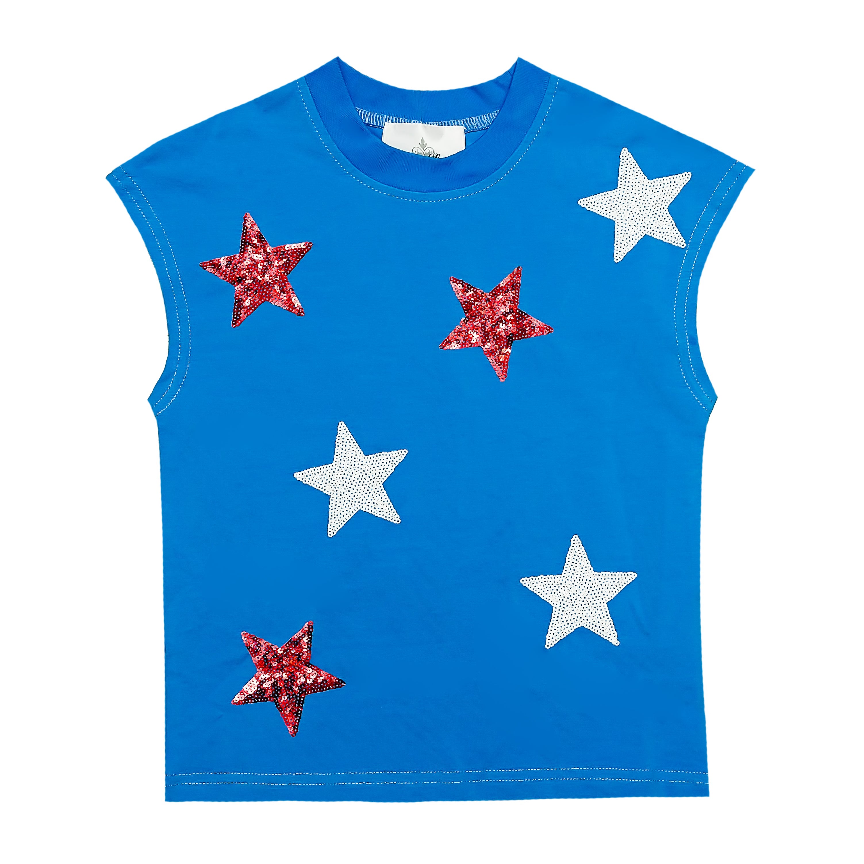 Stars Sequin Top - Bexa Boutique