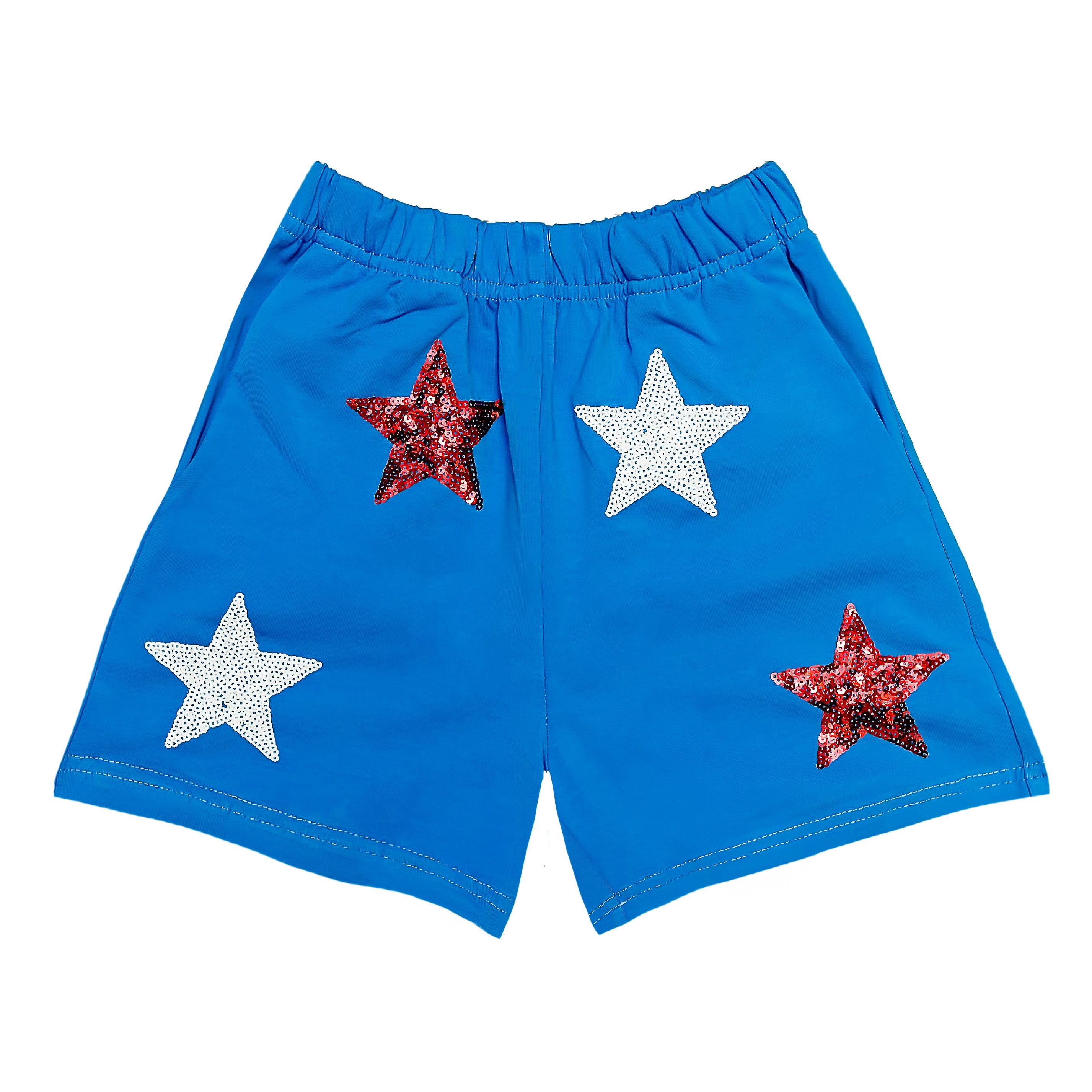 Stars Sequin Shorts - Bexa Boutique