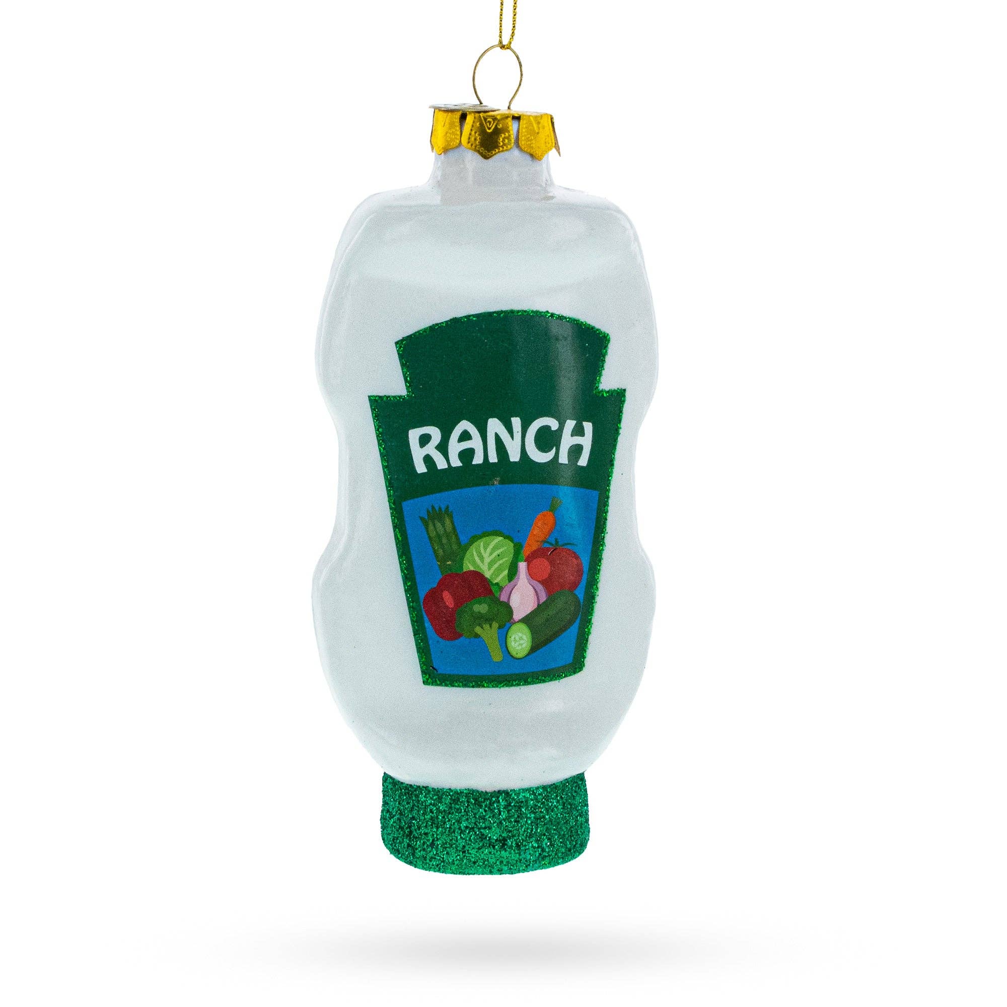 Ranch Dressing Glass Ornament