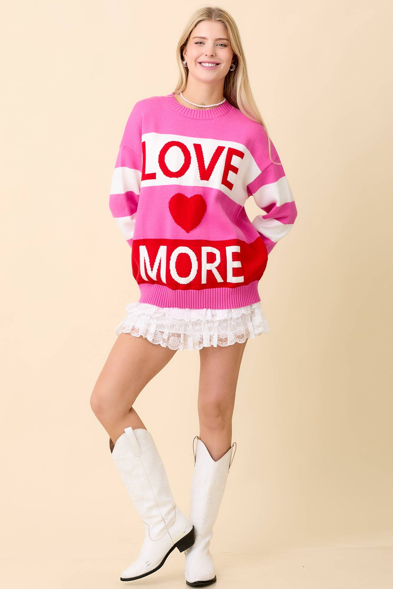 Valentine LOVE MORE Sweater