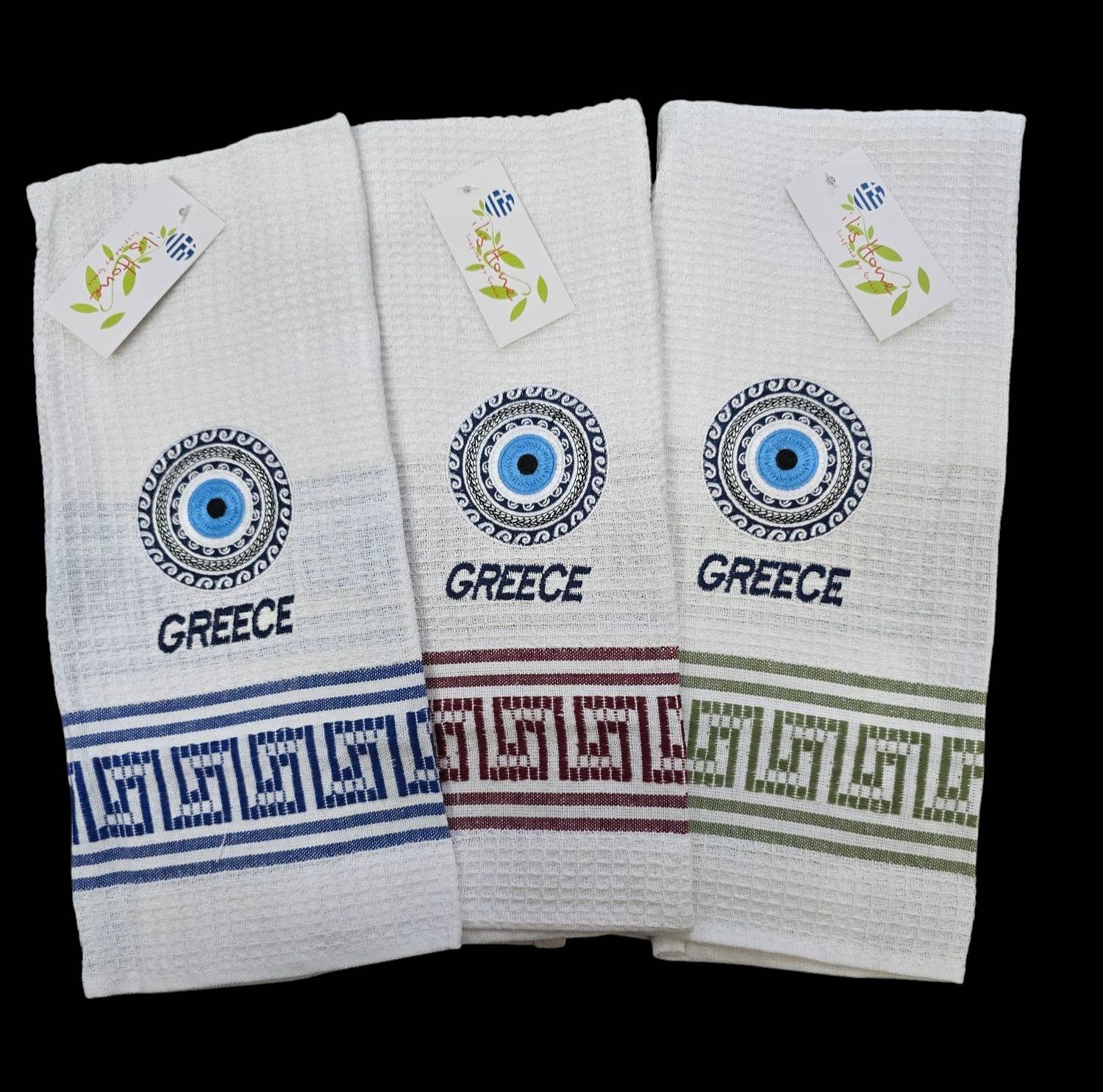 100% Cotton Mati (Evil Eye) Kitchen Towel – Imported