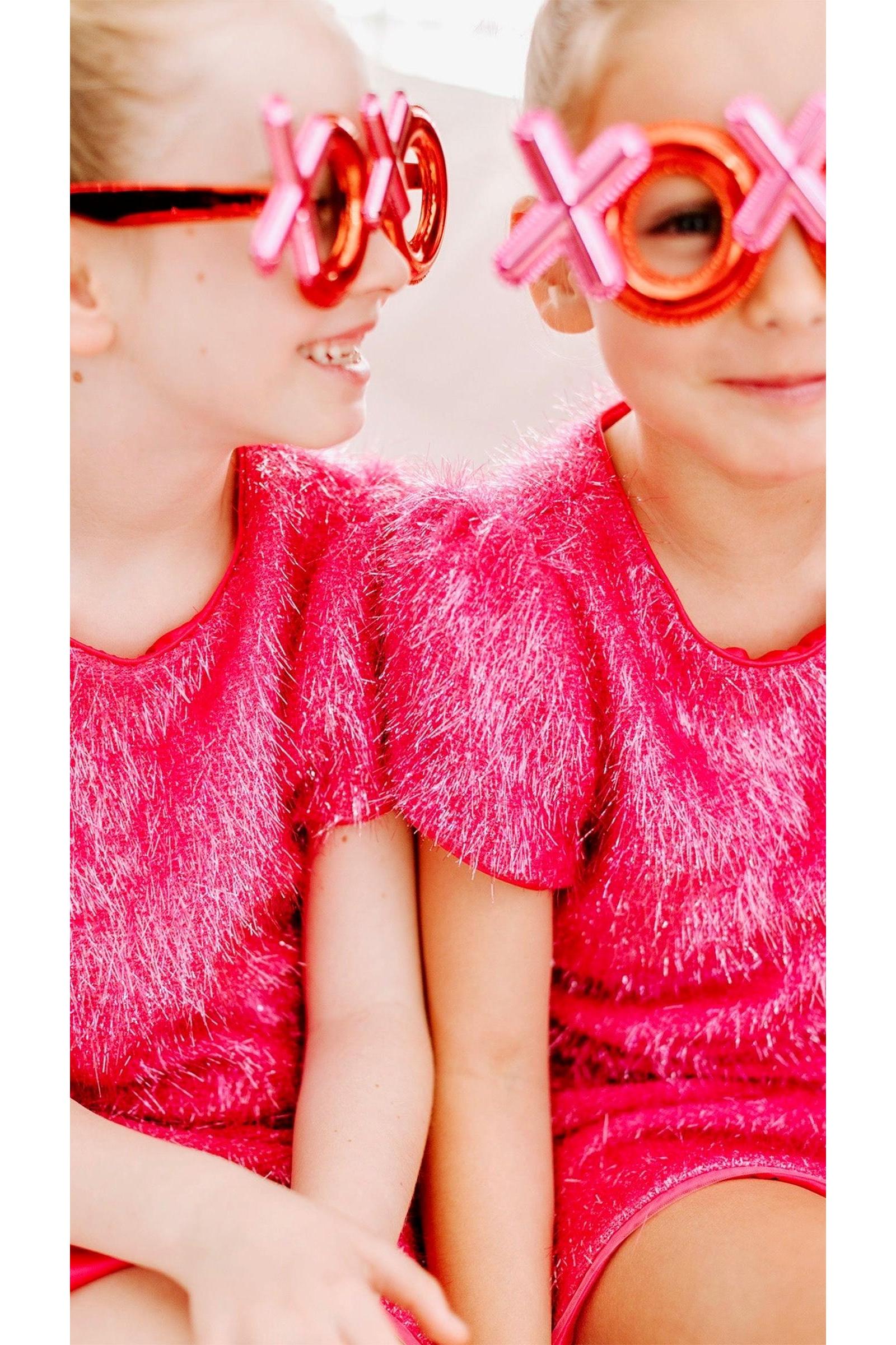 Pink Sparkle Tinsel Set