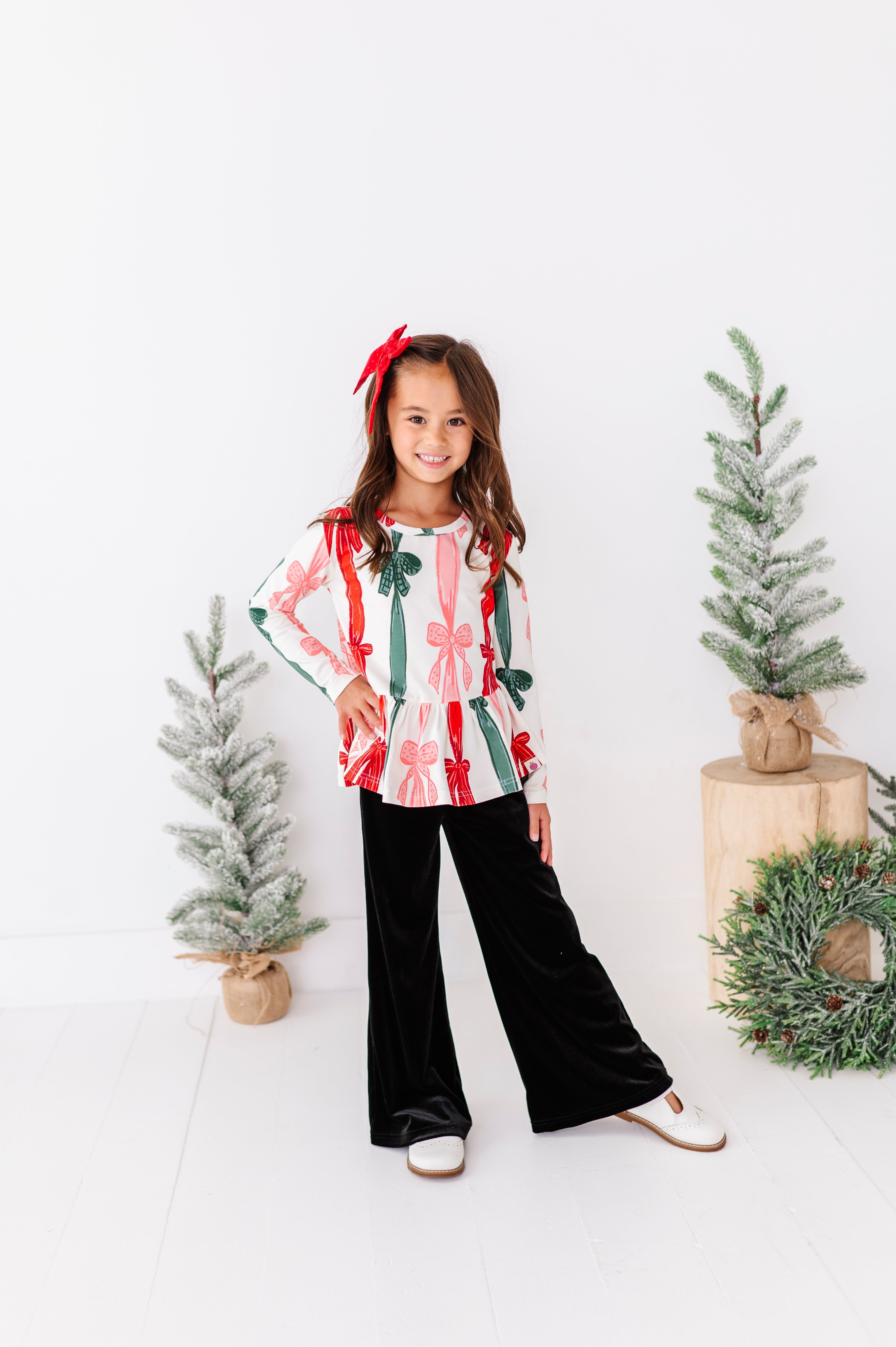 Wrapping Bows Top | PEPLUM￼