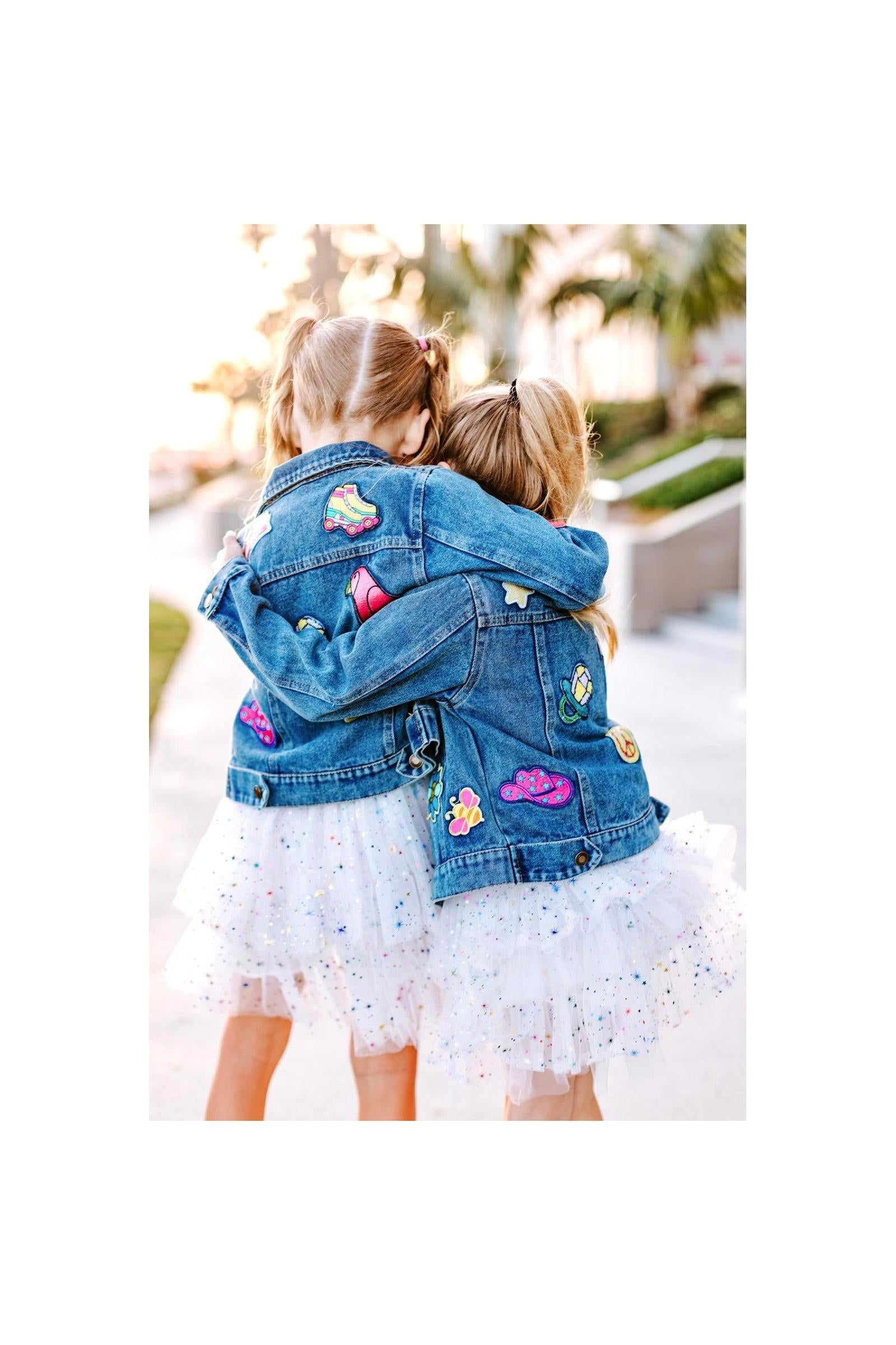 Back to Our Roots Patched Denim Jacket