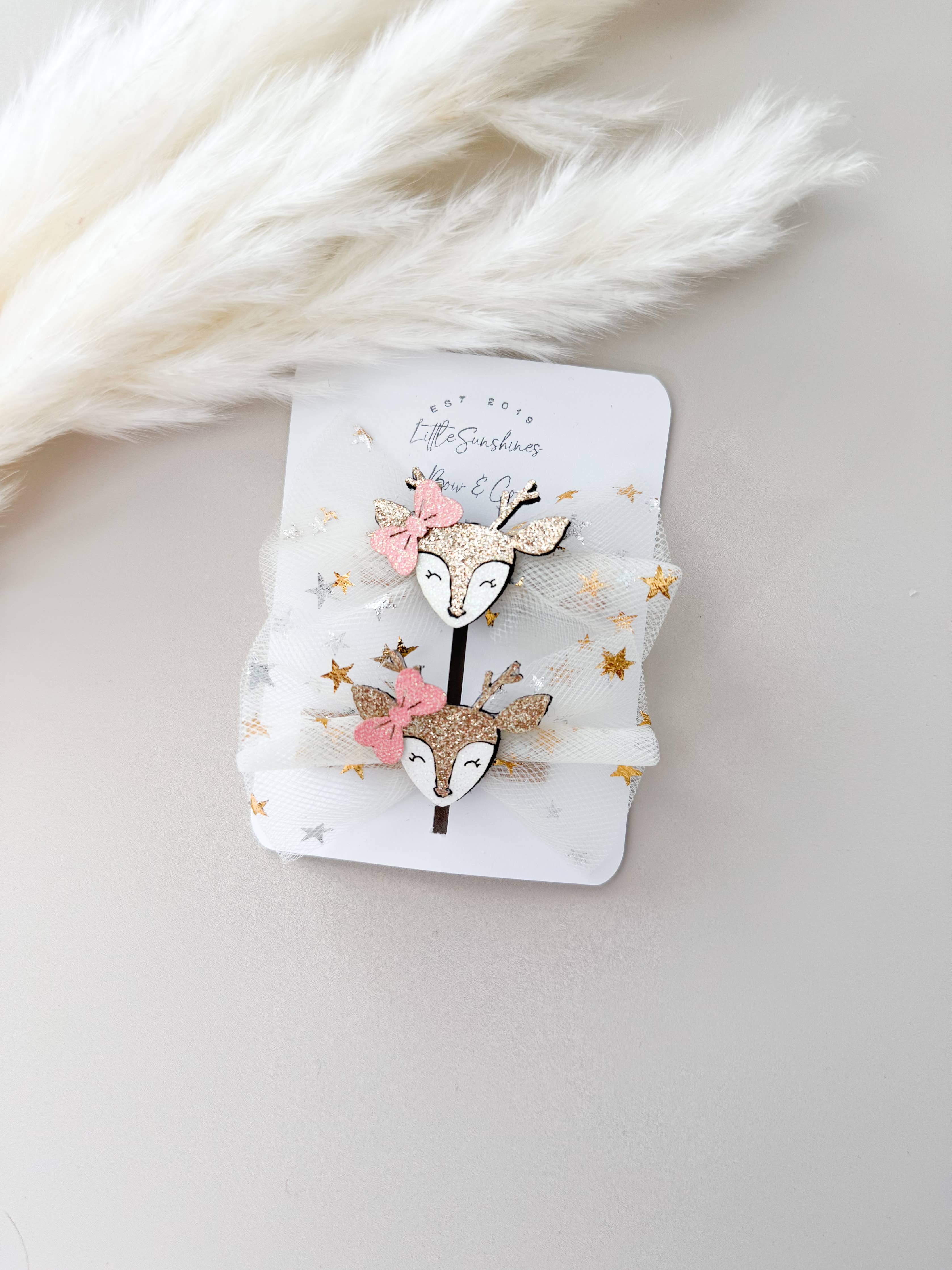 Reindeer Hair Clips & Headbands