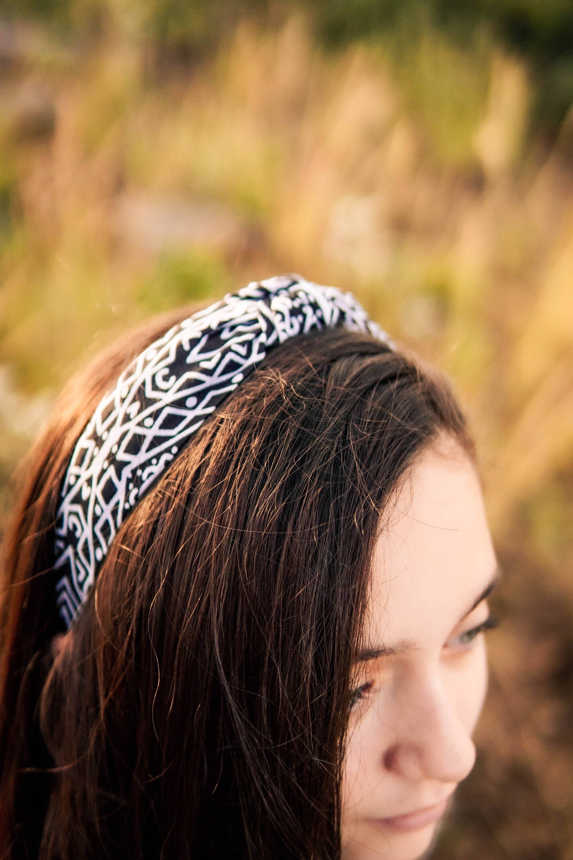 Candy Cane Christmas Top Knot Headband