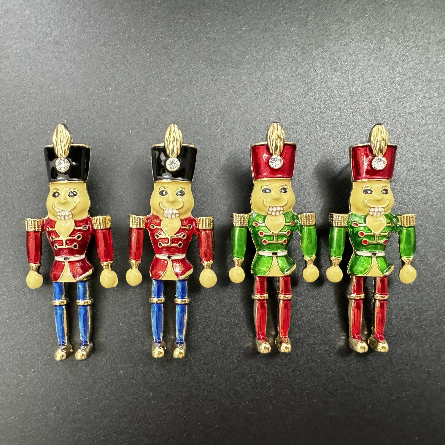 Nutcracker Soldier Alloy Earrings