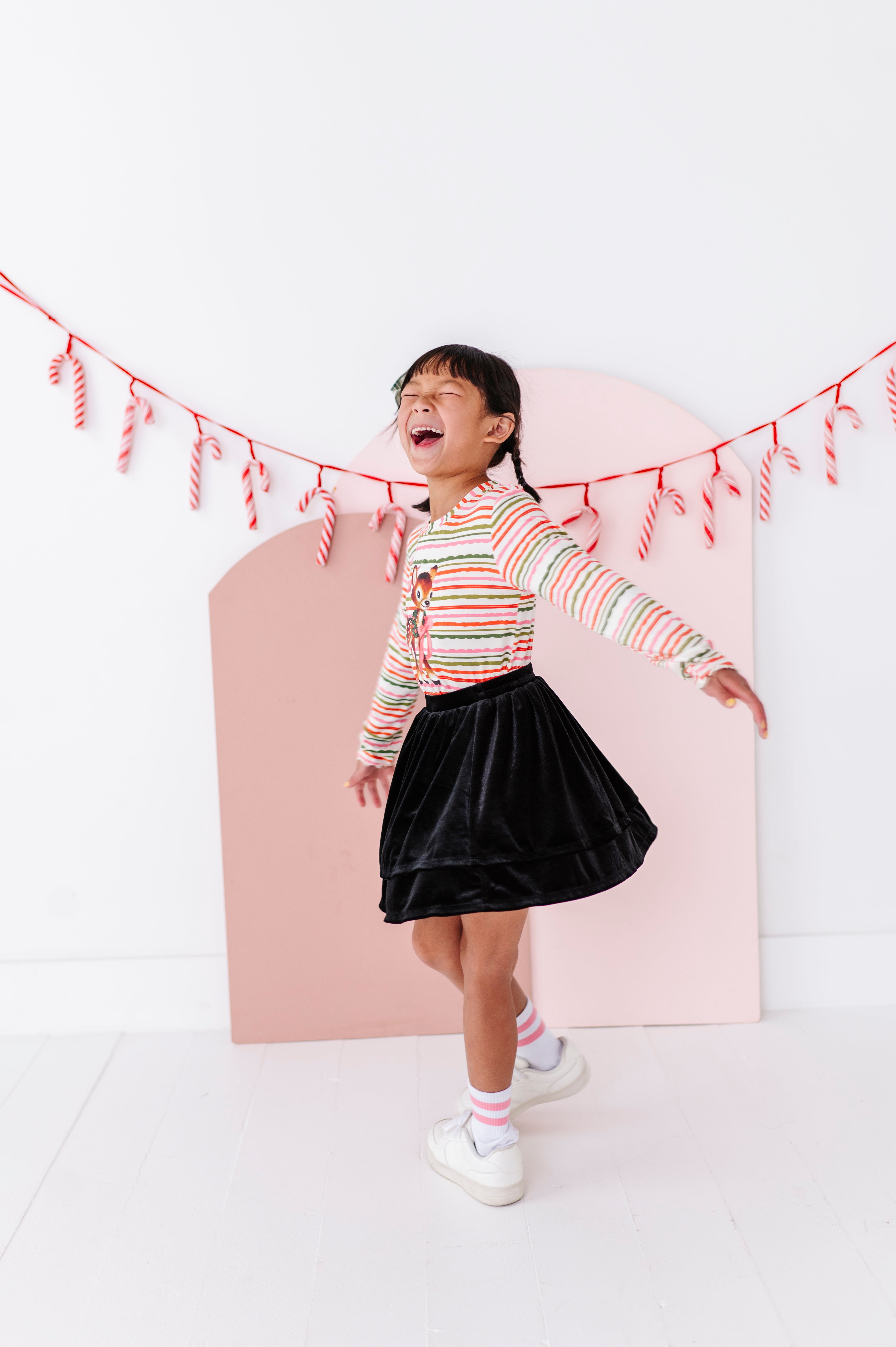 Black Velvet Skort | 2-Tiered SKORT