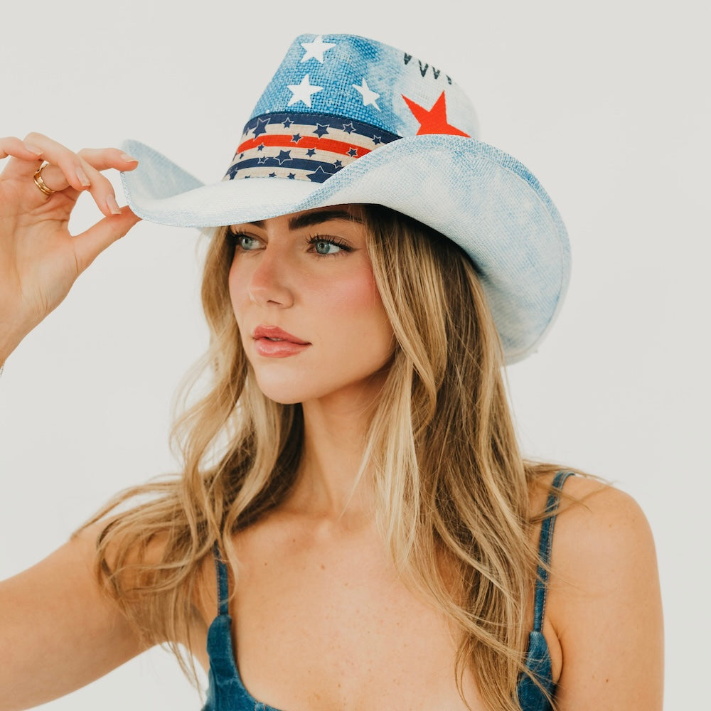 All-American Cowboy Hat - Bexa Boutique