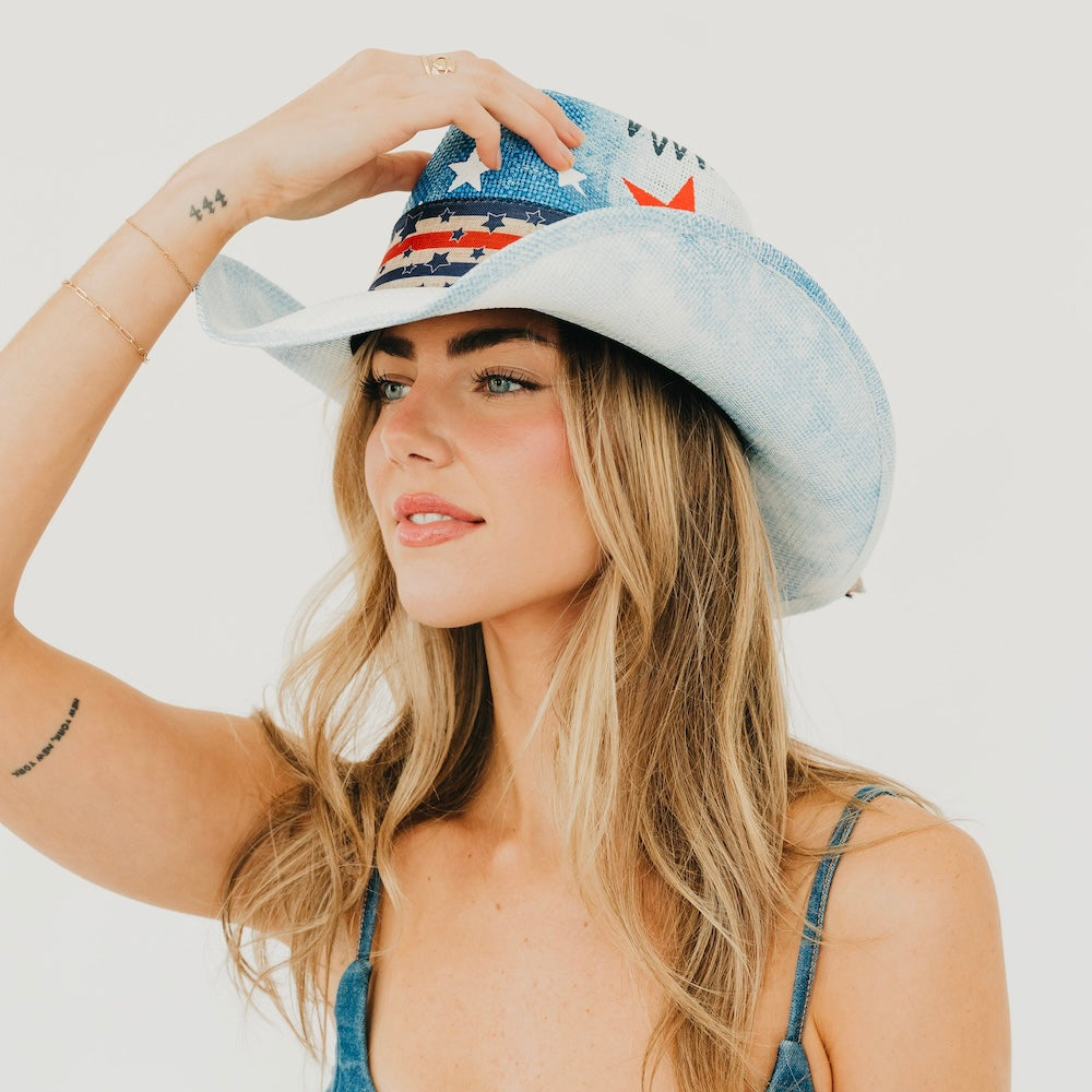 All-American Cowboy Hat - Bexa Boutique