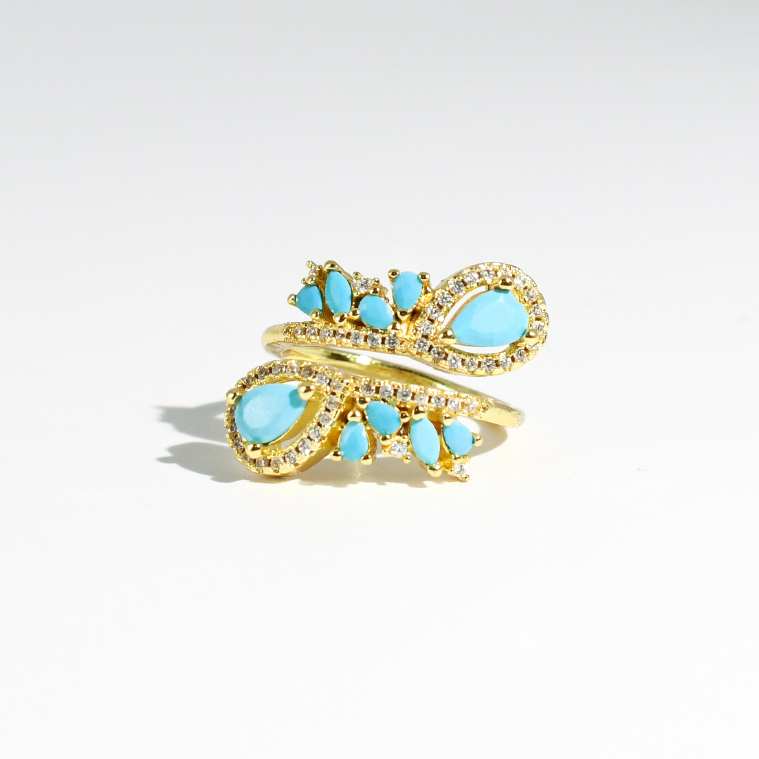 Aqua Bloom Ring