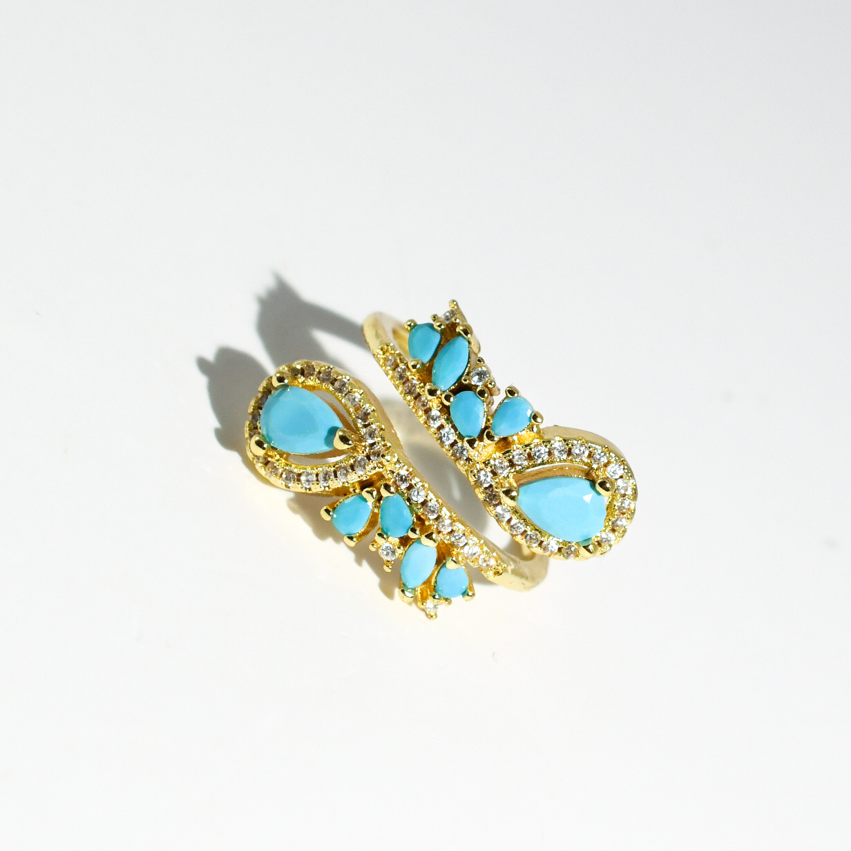 Aqua Bloom Ring