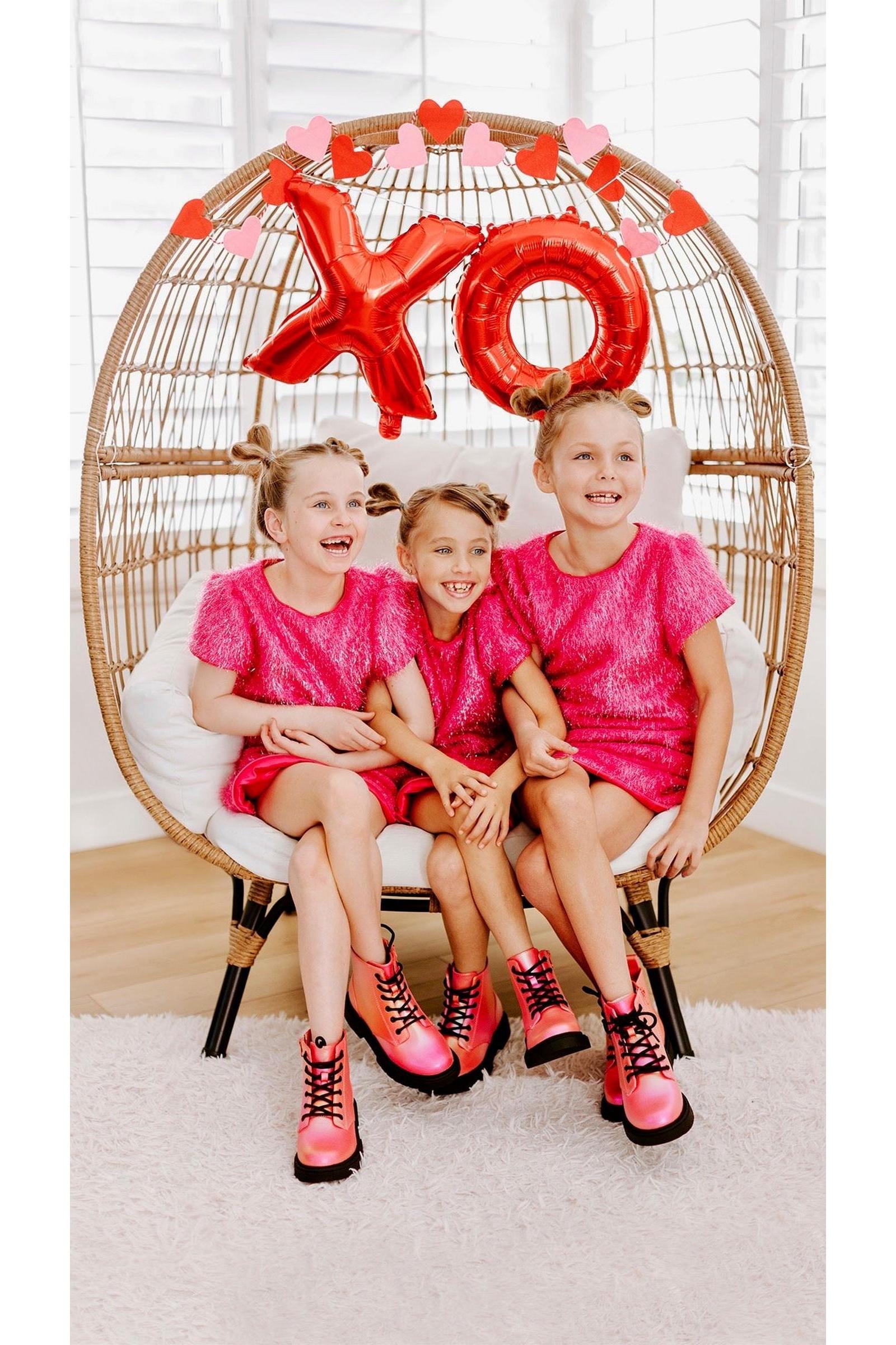 Pink Sparkle Tinsel Set