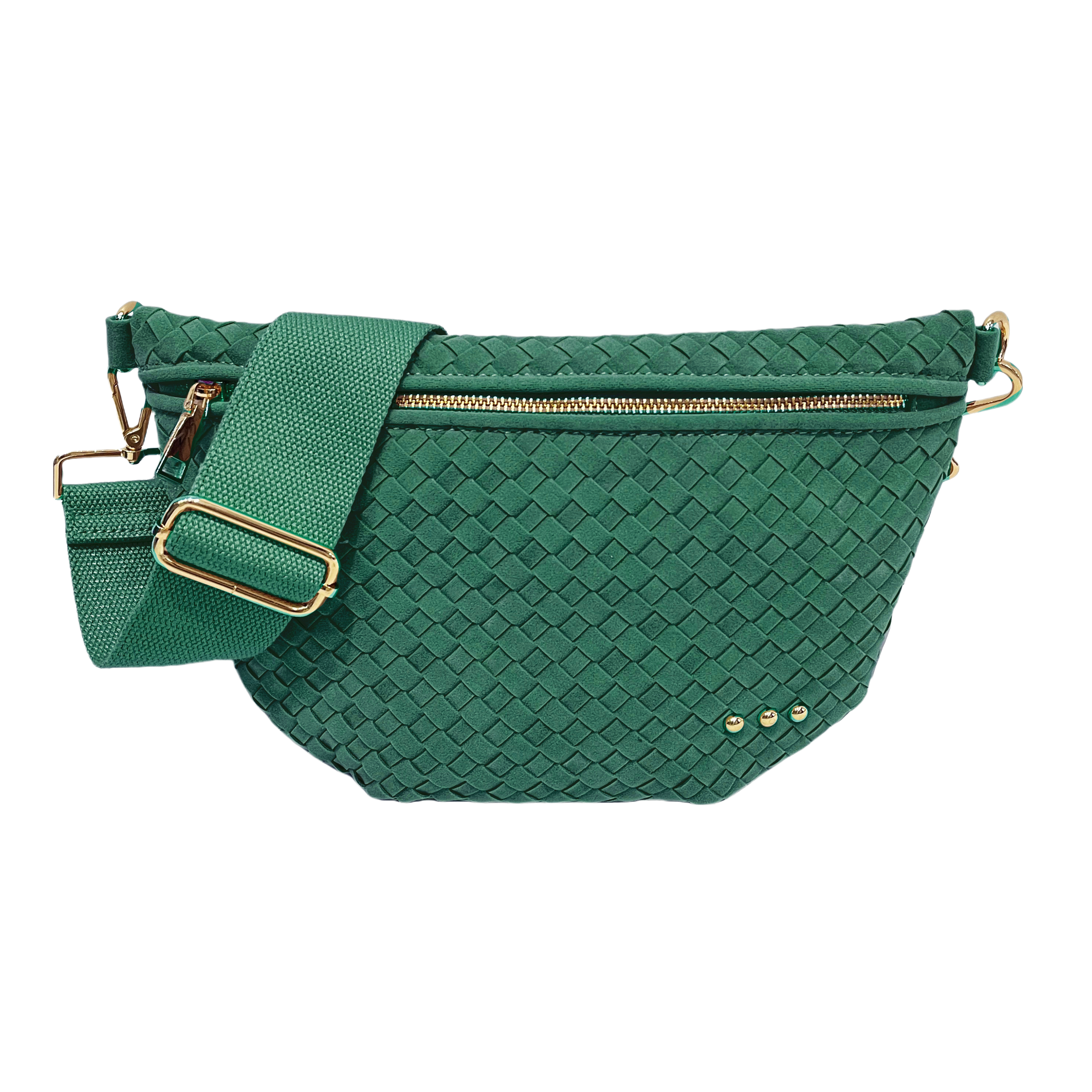 Suede Westlyn Woven Bum Bag