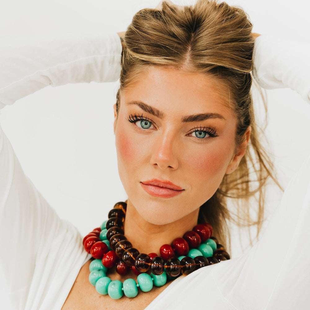 Bella Beaded Necklace - WATERPROOF