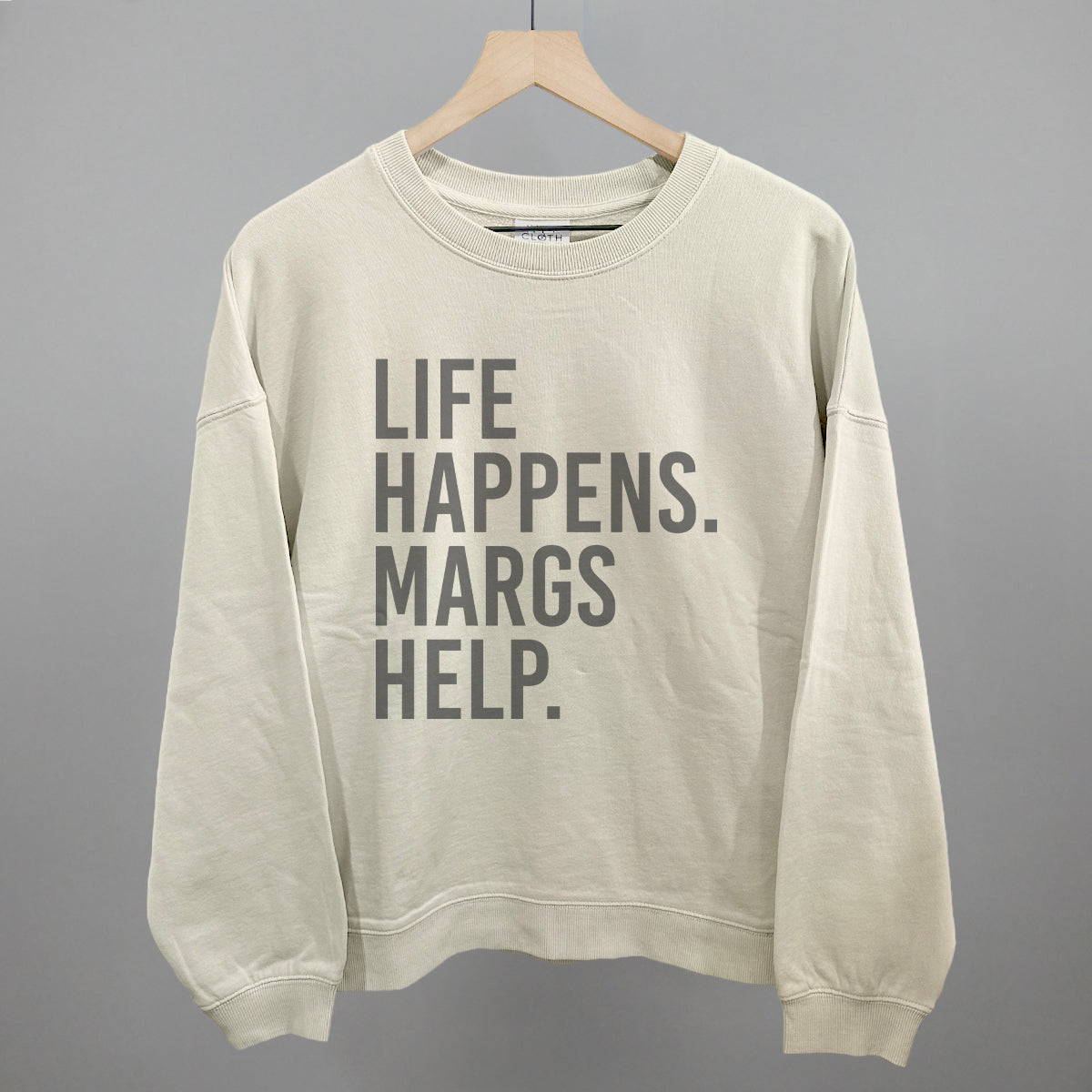 Life Happens Margs Help - Tee, Natural - Bexa Boutique
