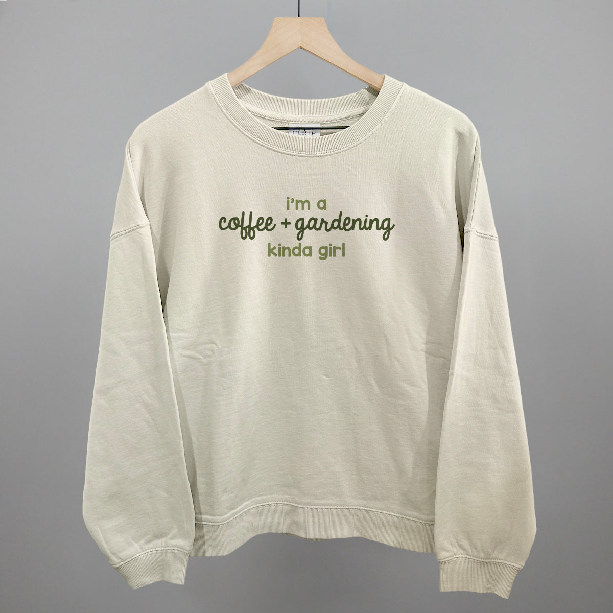 I'm A Coffee + Gardening Kinda Girl - Tee, Natural - Bexa Boutique