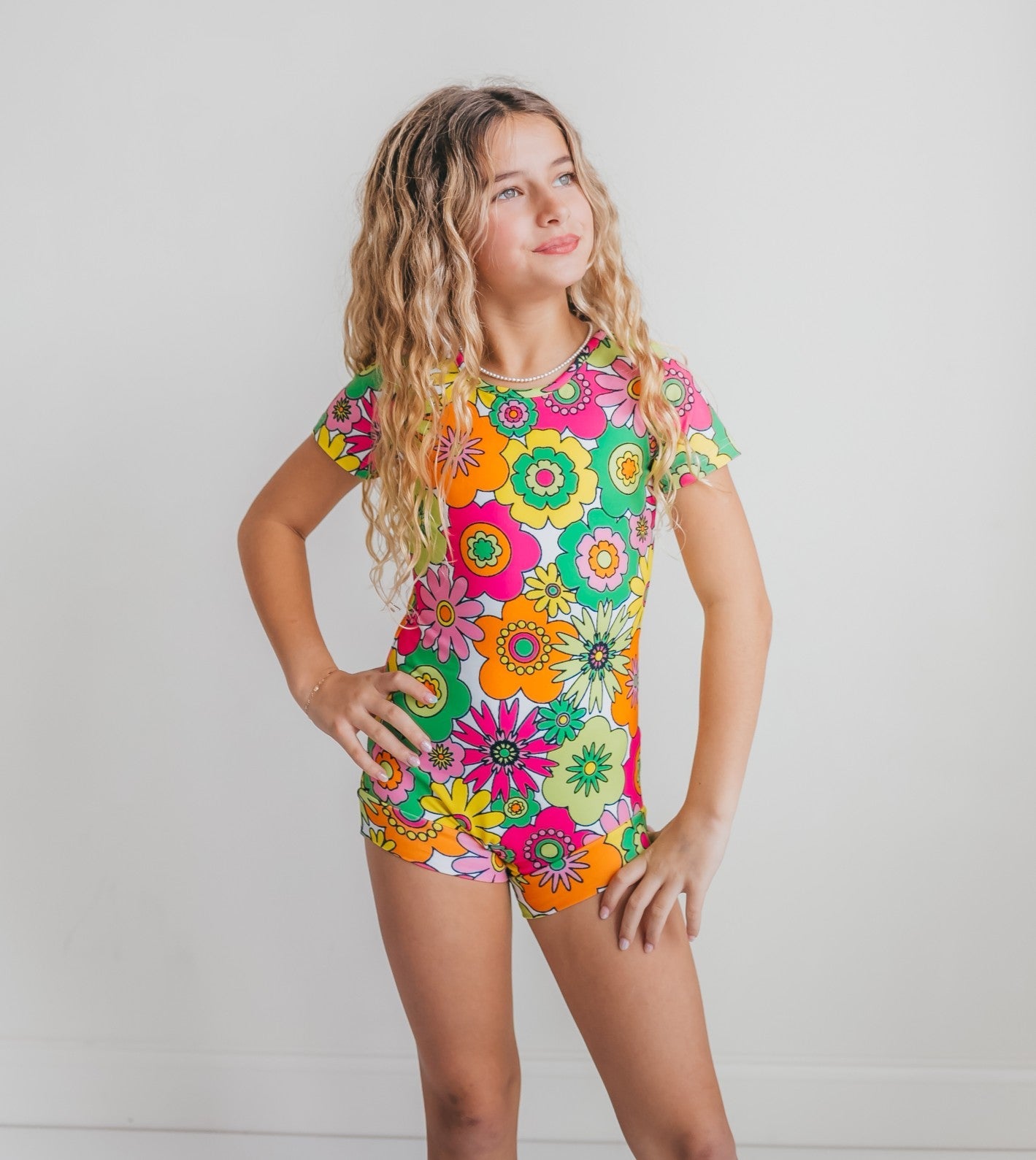 Bright Modern Shortie Leotard