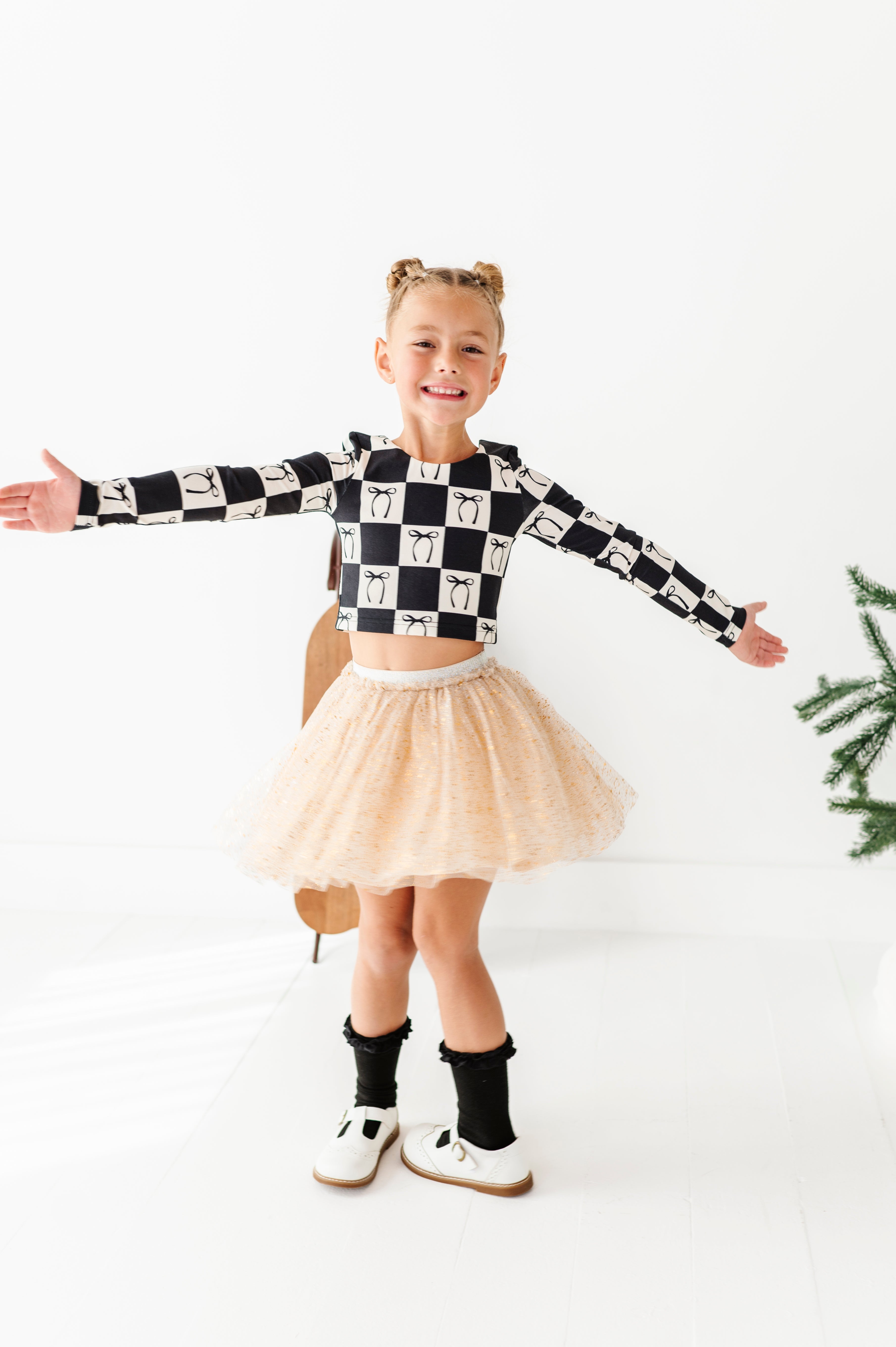 Gold Shimmer Skort | MESH Skort