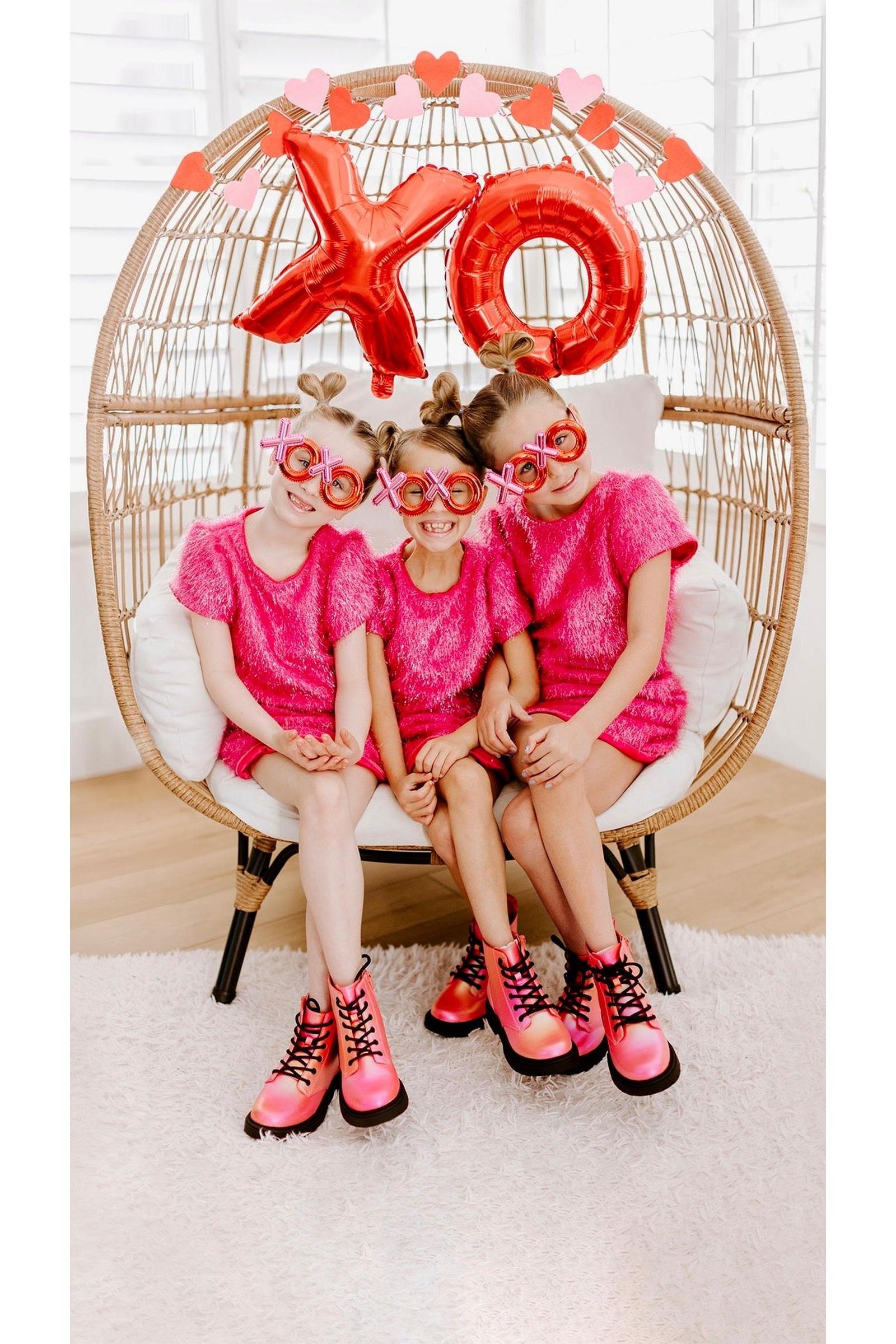 Pink Sparkle Tinsel Set