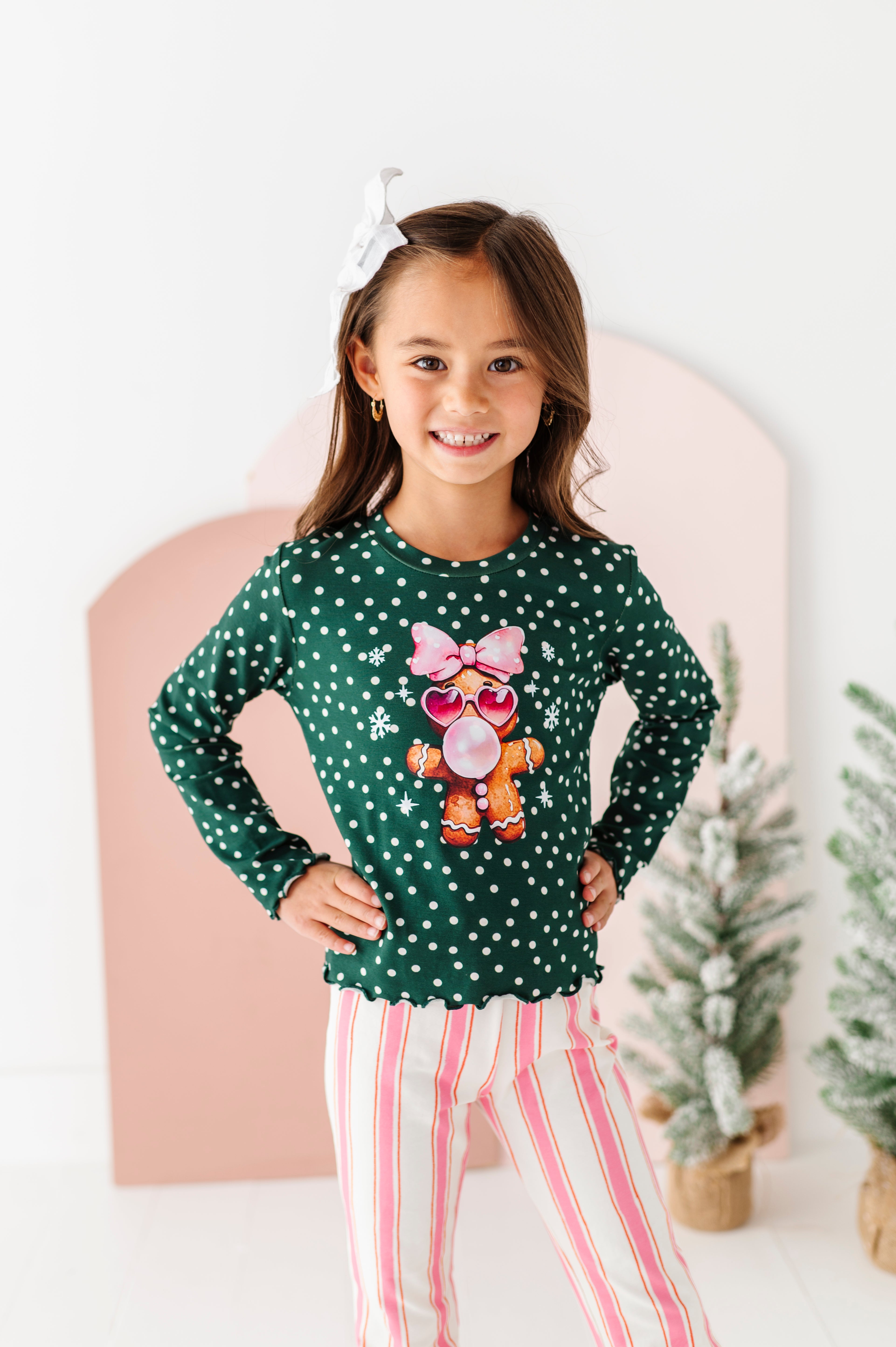 Bubblegum Gingerbread Top| Bamboo Long Sleeve