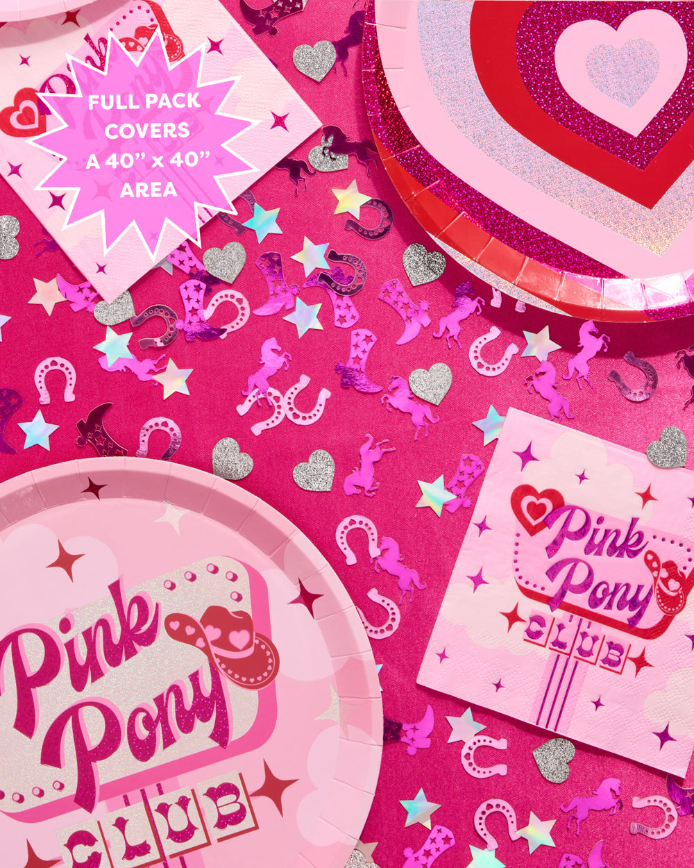 Pink Pony Club Confetti - 200 pc foil confetti - Bexa Boutique
